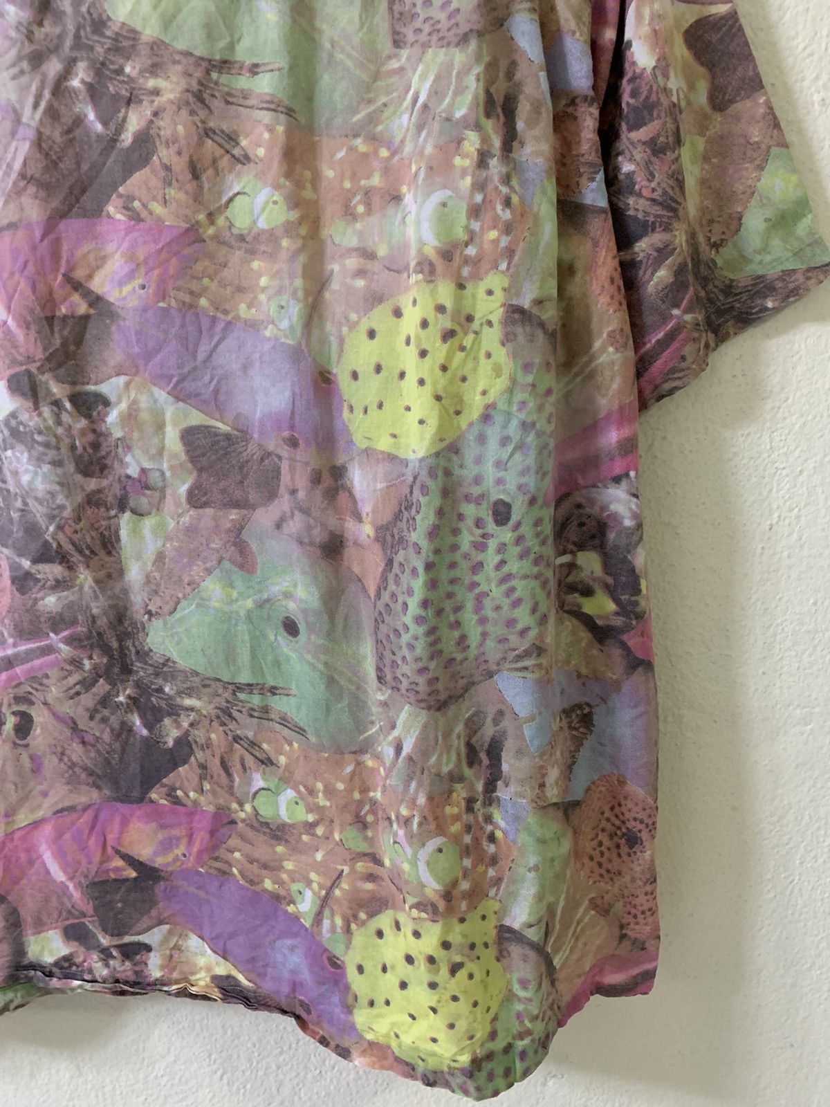 Japanese Brand Sg Company Art Design Short Sleeve Shirt Size US L / EU 52-54 / 3 - 7 Thumbnail
