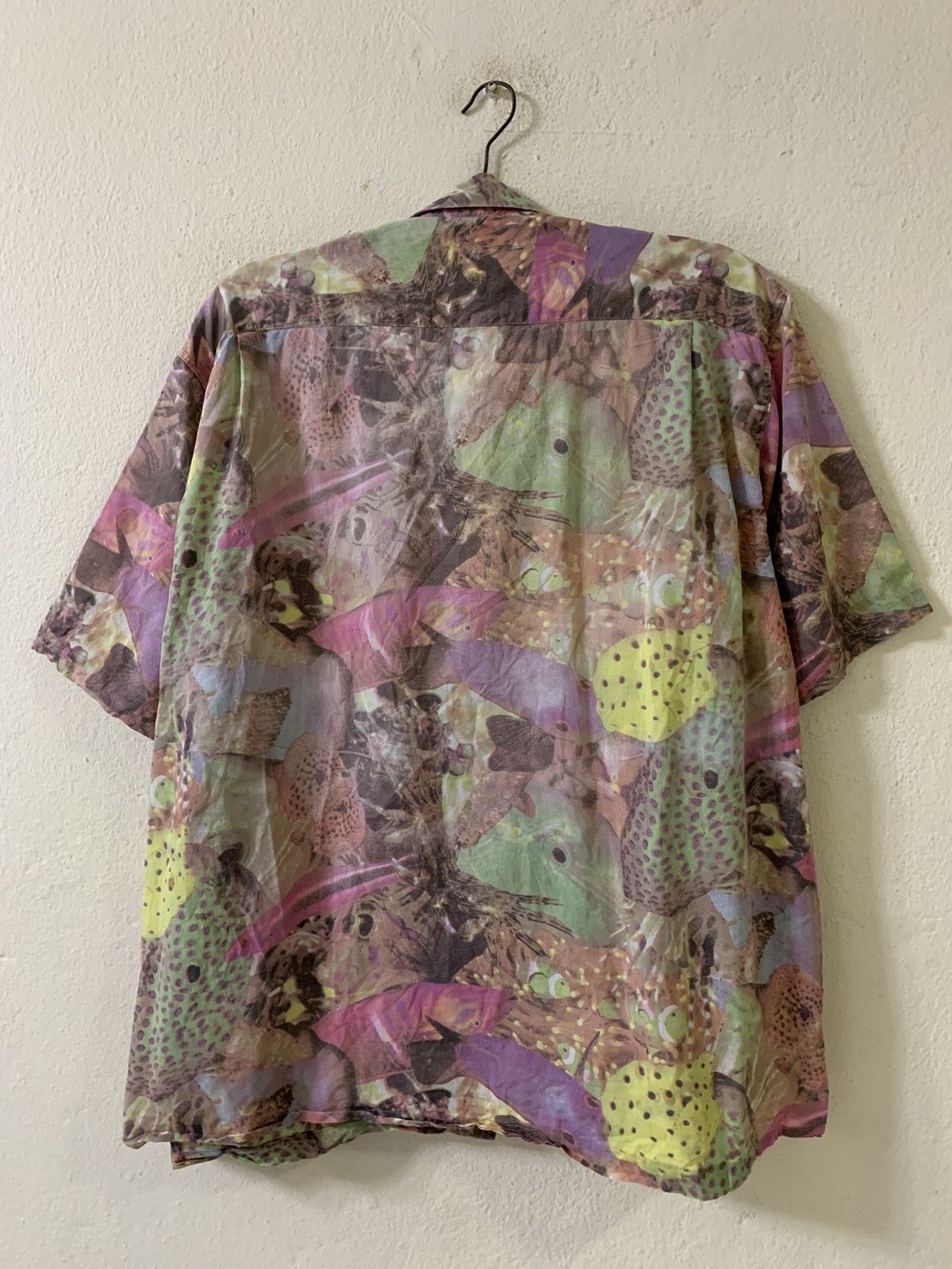 Japanese Brand Sg Company Art Design Short Sleeve Shirt Size US L / EU 52-54 / 3 - 6 Thumbnail