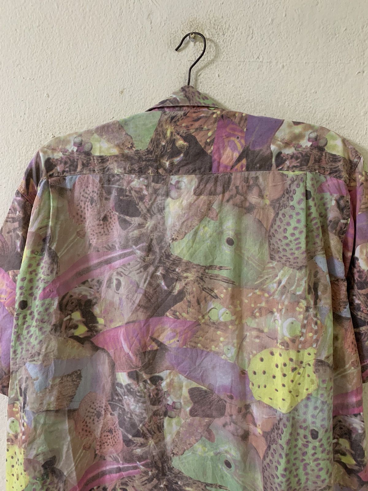 Japanese Brand Sg Company Art Design Short Sleeve Shirt Size US L / EU 52-54 / 3 - 9 Thumbnail