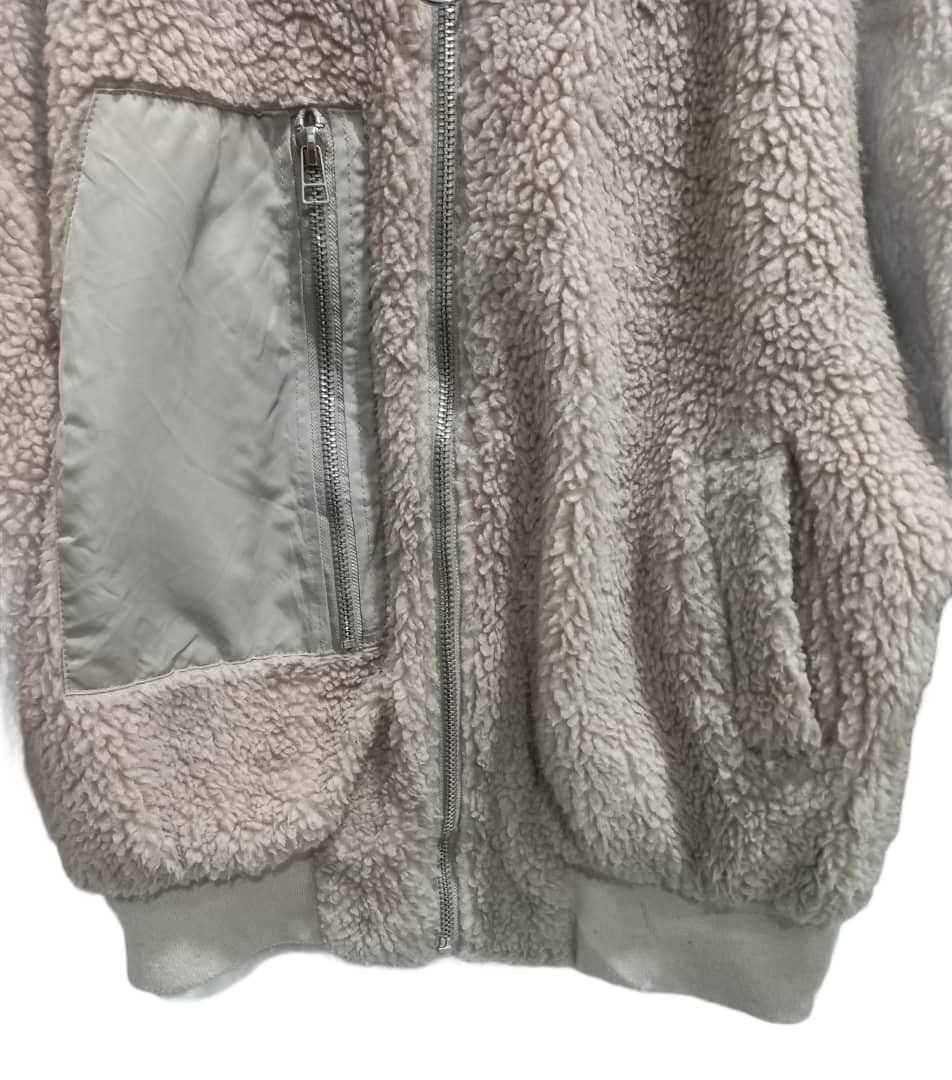 Japanese Brand Vintage Deep Pile Retro Sherpa Bomber Jacket Size US L / EU 52-54 / 3 - 3 Thumbnail