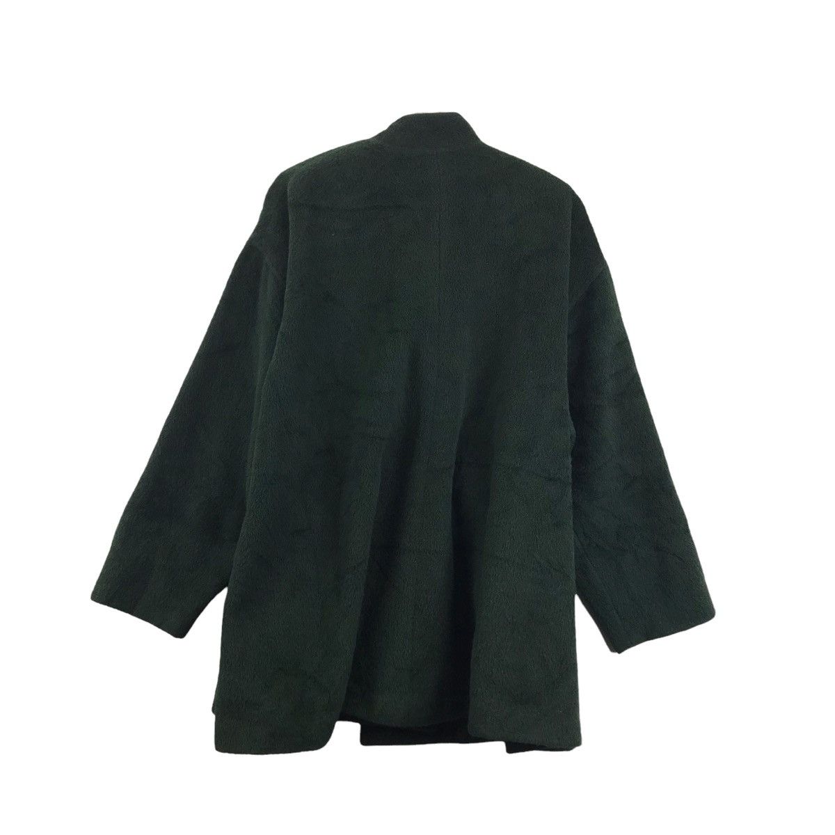 Sonia Rykiel SONIA RYKEL PARIS France Green Wool Robe Coat Jacket Size L / US 10 / IT 46 - 6 Thumbnail