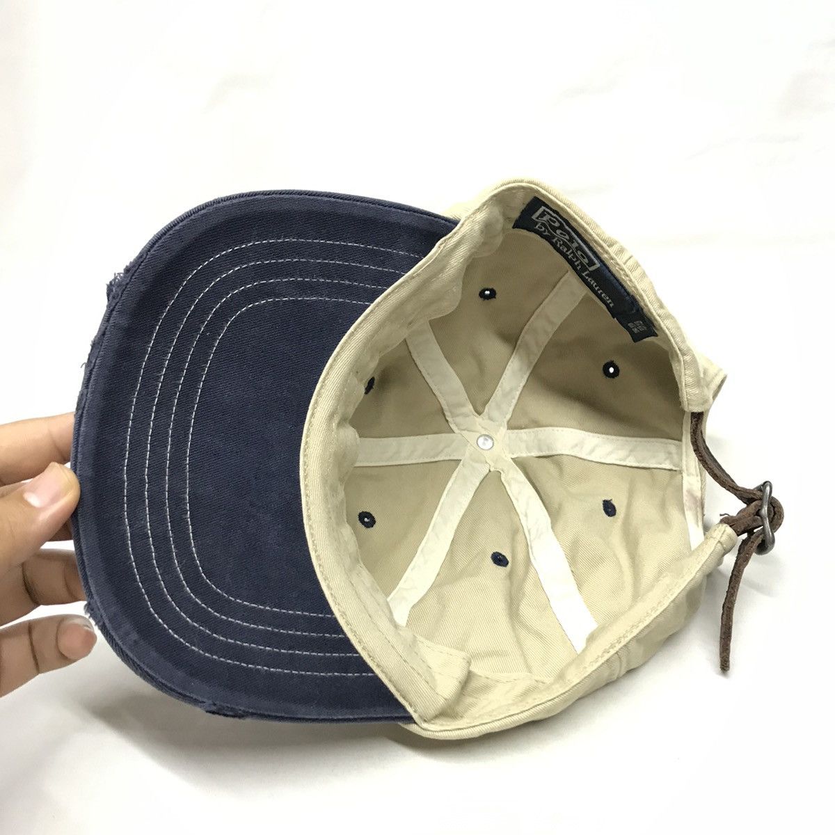 Polo Ralph Lauren Polo Ralph Lauren Hand Crafted Kayak Distressed Hats Caps Size ONE SIZE - 6 Thumbnail