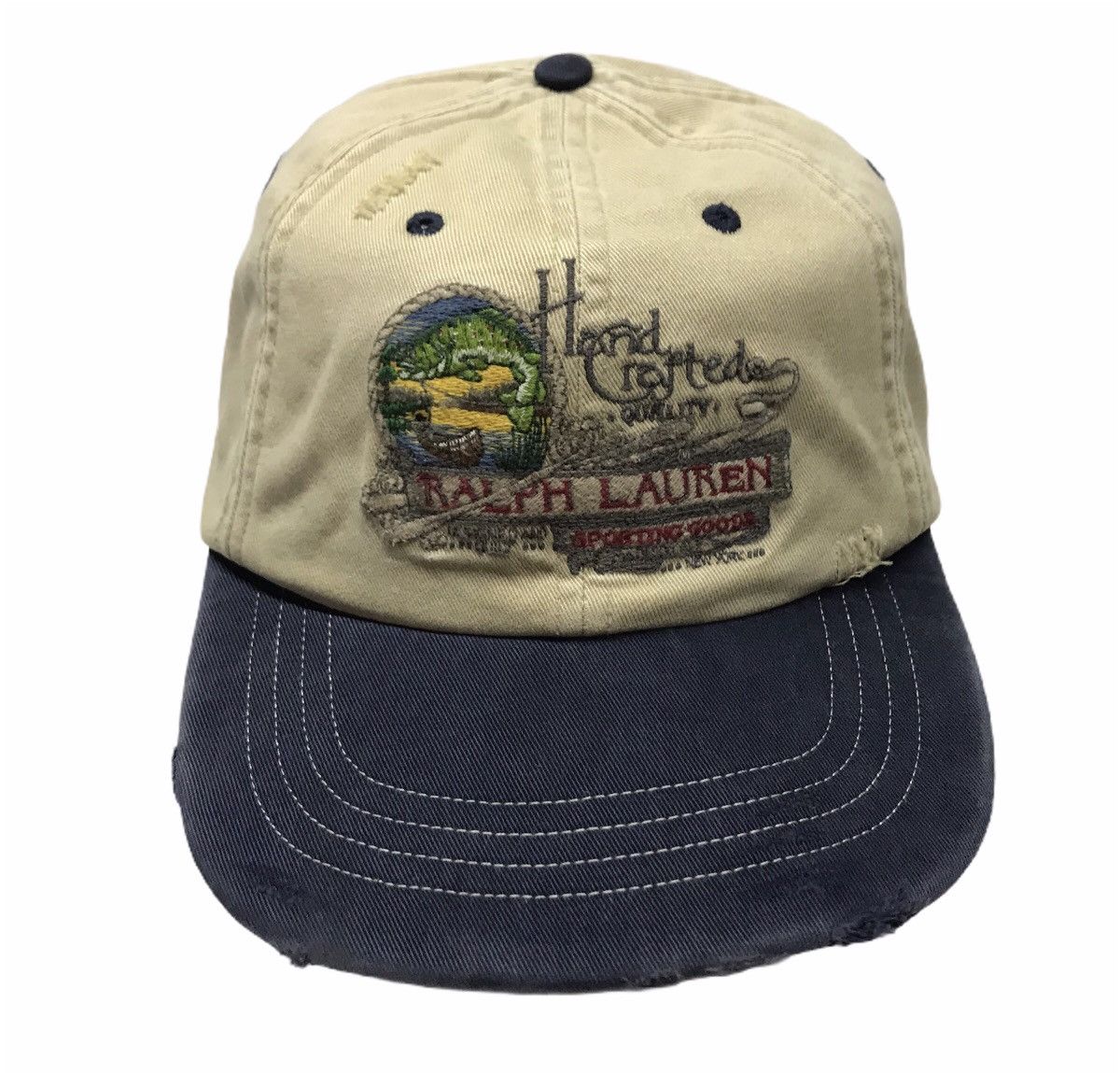 Polo Ralph Lauren Polo Ralph Lauren Hand Crafted Kayak Distressed Hats Caps Size ONE SIZE - 2 Thumbnail