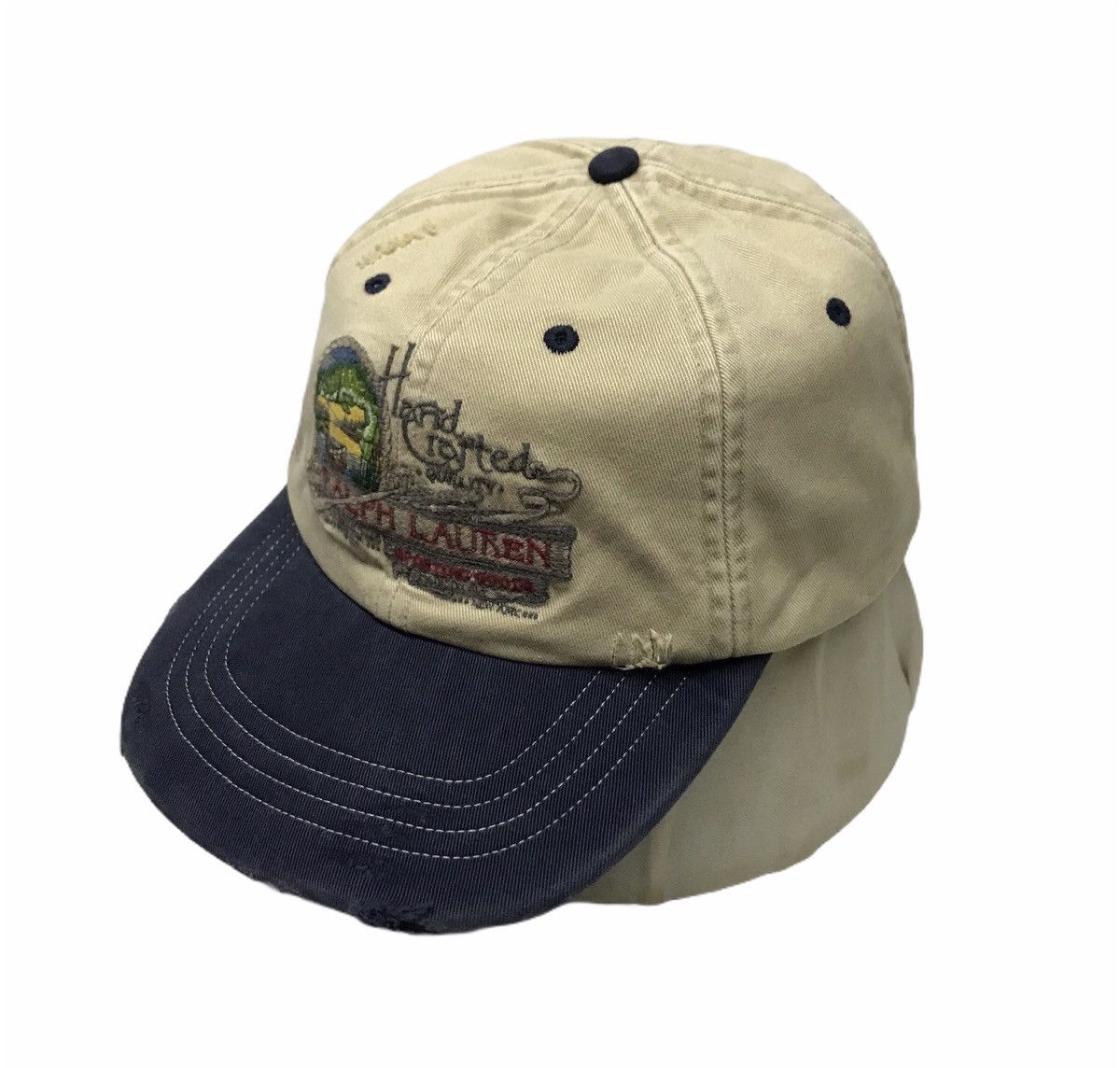 Polo Ralph Lauren Polo Ralph Lauren Hand Crafted Kayak Distressed Hats Caps Size ONE SIZE - 3 Thumbnail