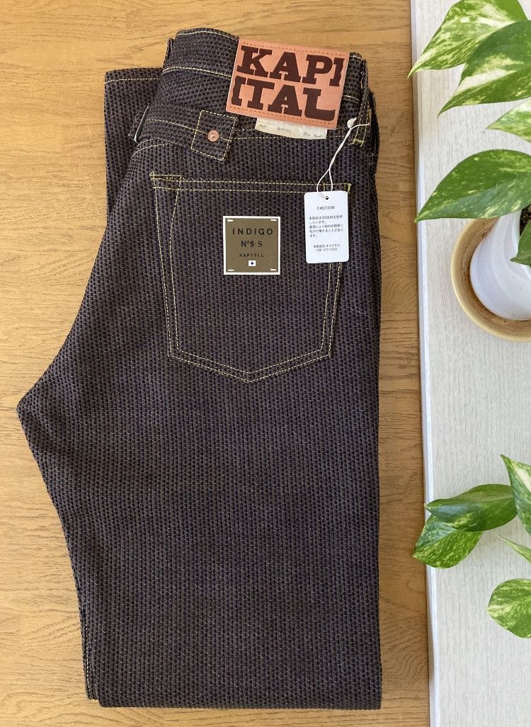 Kapital × Kapital Kountry KAPITAL CENTURY DENIM MONKEY CISCO N5S- BROWN Size US 32 / EU 48 - 3 Thumbnail