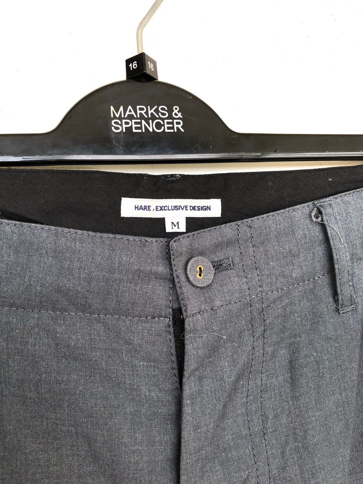 HARE Exc. Hare 🇯🇵 Multi Pocket Button Hem Cargo Pants Size US 32 / EU 48 - 10 Thumbnail