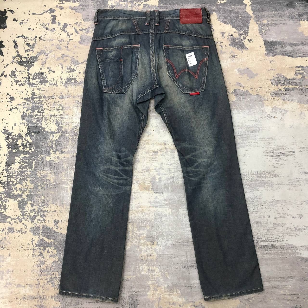 Edwin P238 E FUNCTION EDWIN JAPAN DENIM JEANS Size US 35 - 2 Thumbnail