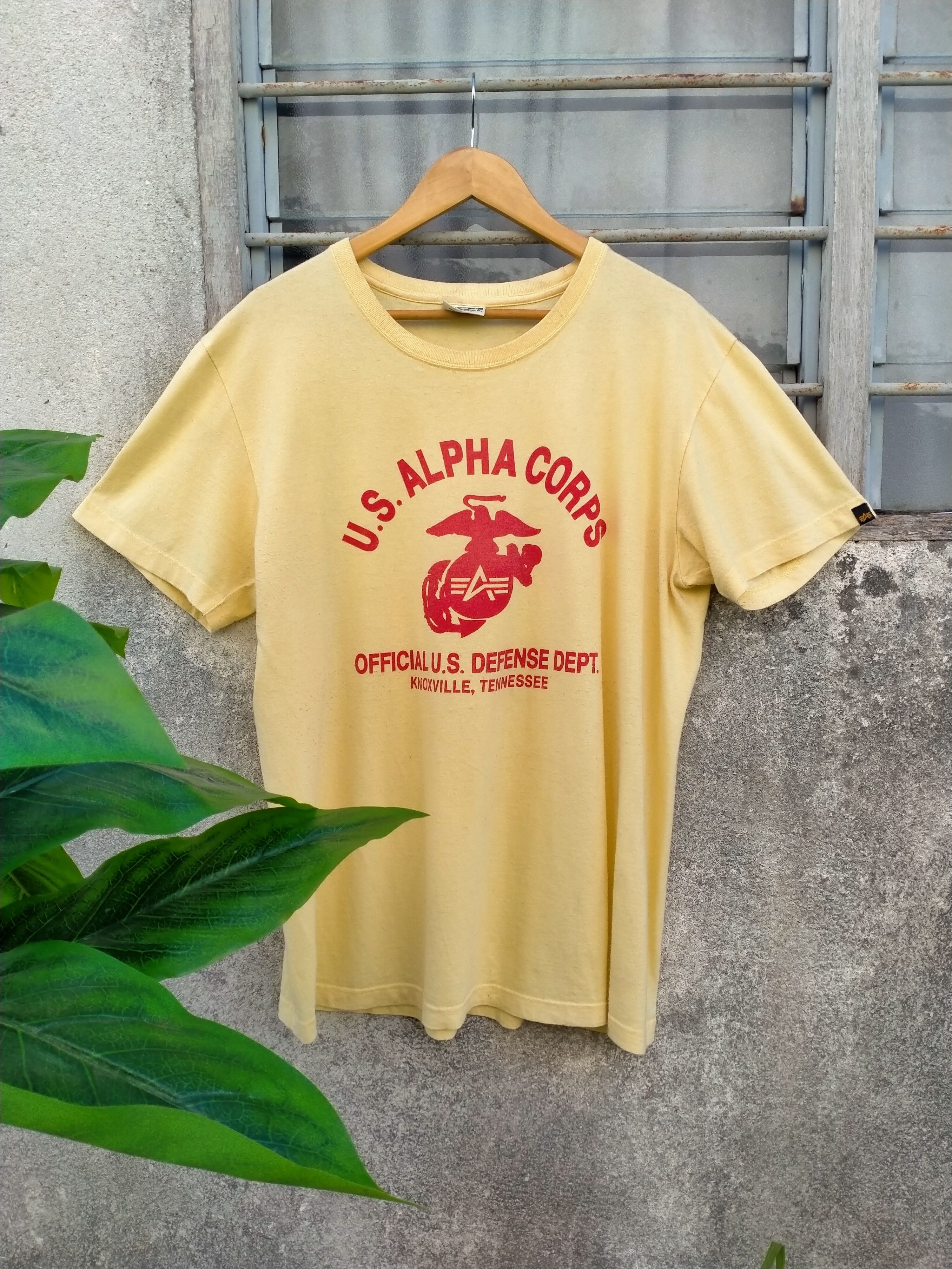Alpha Industries Alpha Industries spellout tee Size US XL / EU 56 / 4 - 1 Thumbnail