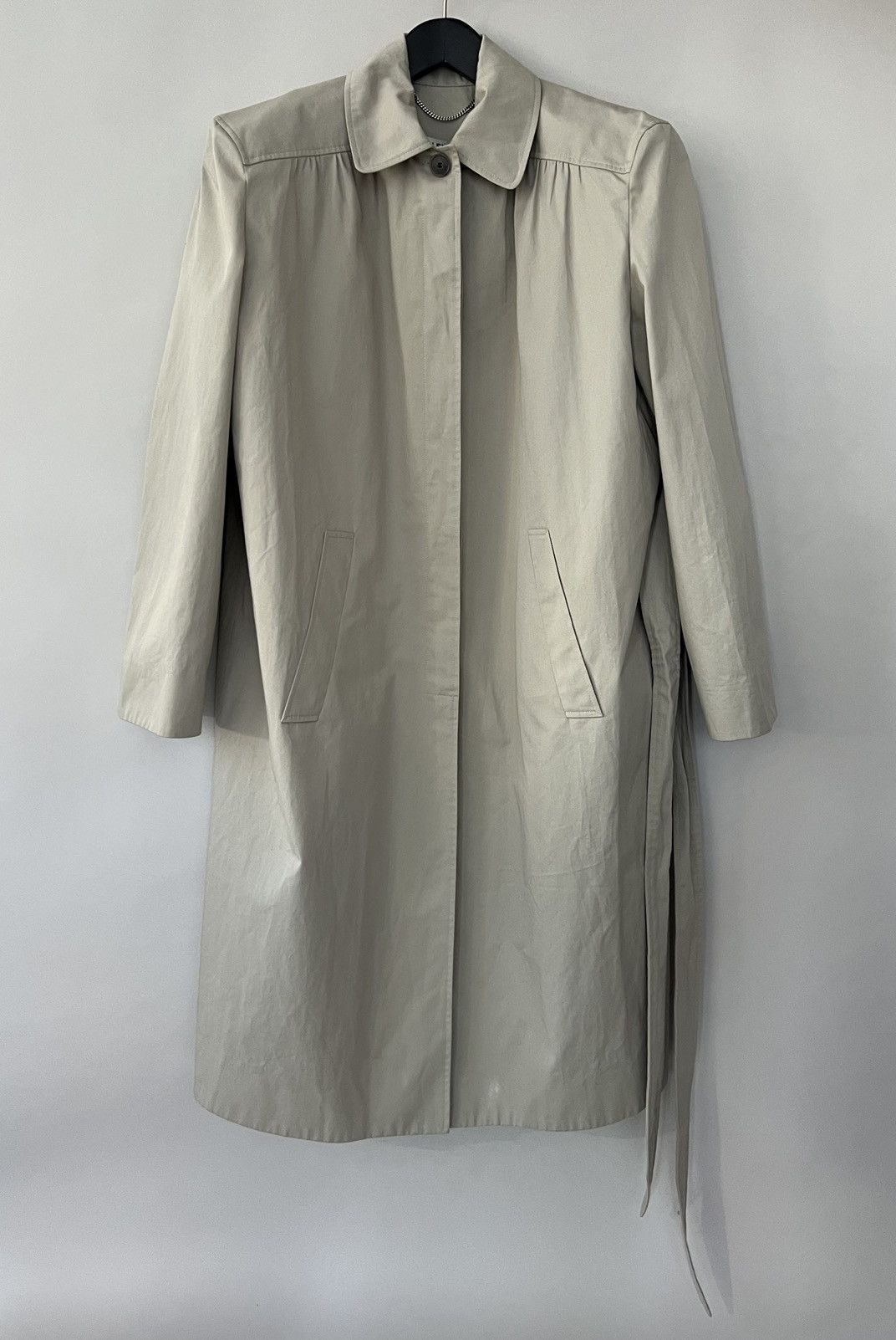 Balenciaga SS17 Trench Coat with Shoulder Pads Size US M / EU 48-50 / 2 - 2 Thumbnail