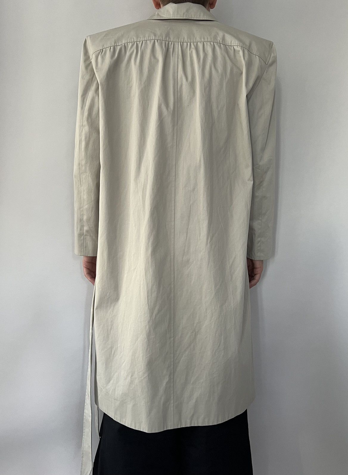Balenciaga SS17 Trench Coat with Shoulder Pads Size US M / EU 48-50 / 2 - 8 Thumbnail