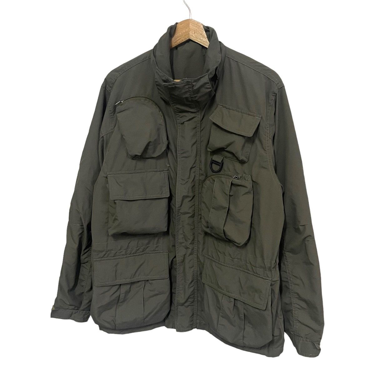 Japanese Brand 💥MULTIPOCKET MILITARY BOMBER JACKET Size US M / EU 48-50 / 2 - 2 Thumbnail