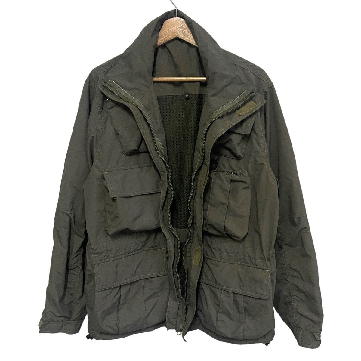 Japanese Brand 💥MULTIPOCKET MILITARY BOMBER JACKET Size US M / EU 48-50 / 2 - 7 Thumbnail