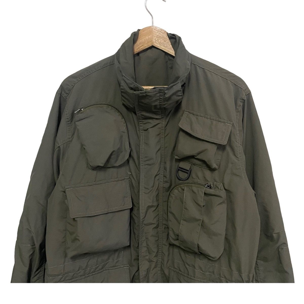 Japanese Brand 💥MULTIPOCKET MILITARY BOMBER JACKET Size US M / EU 48-50 / 2 - 4 Thumbnail