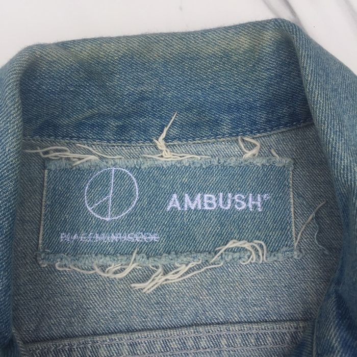 Ambush Design peaceminusone x ambush distressed denim jacket | Grailed