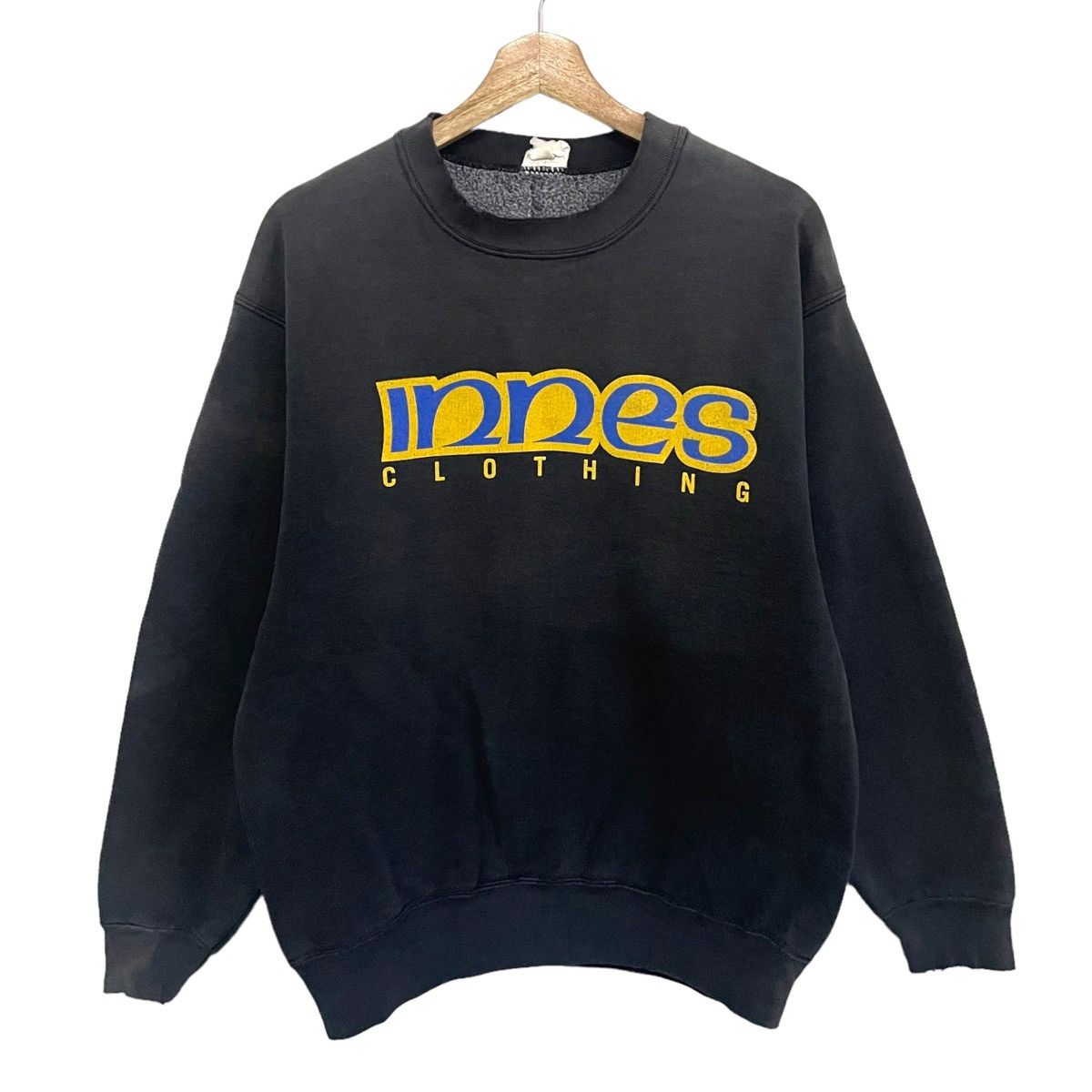 Rap Tees × Vintage 💥 90s INNES CLOTHING SUNFADED THRASHED SWEATSHIRT Size US M / EU 48-50 / 2 - 2 Thumbnail