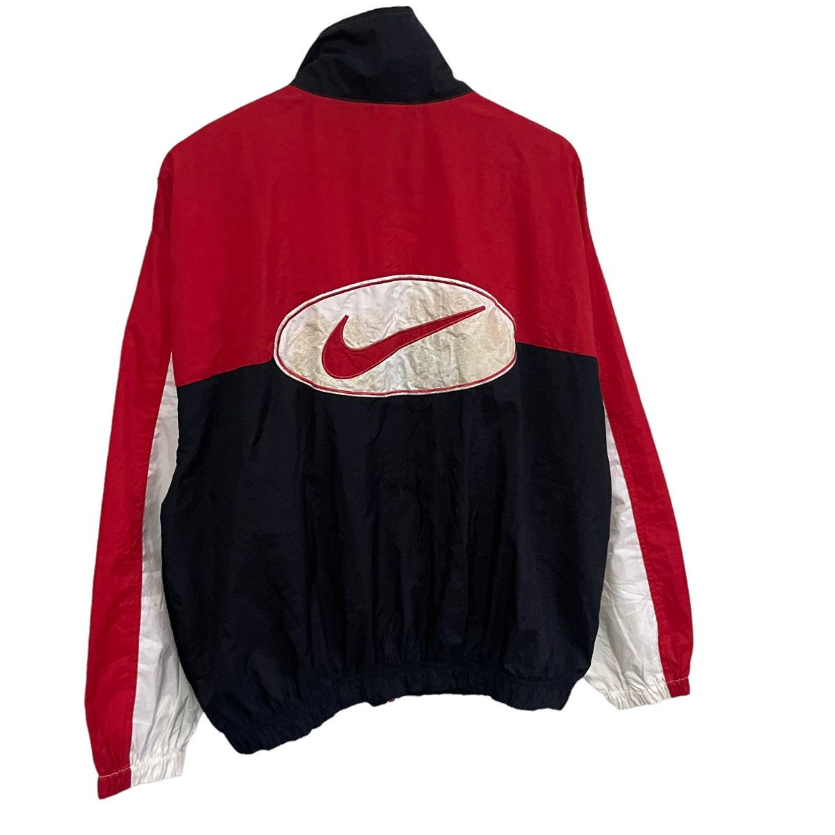 Nike × Vintage STEAL💥 90s NIKE SPORT WINDBREAKER ZIPPER JACKET Size US M / EU 48-50 / 2 - 3 Thumbnail
