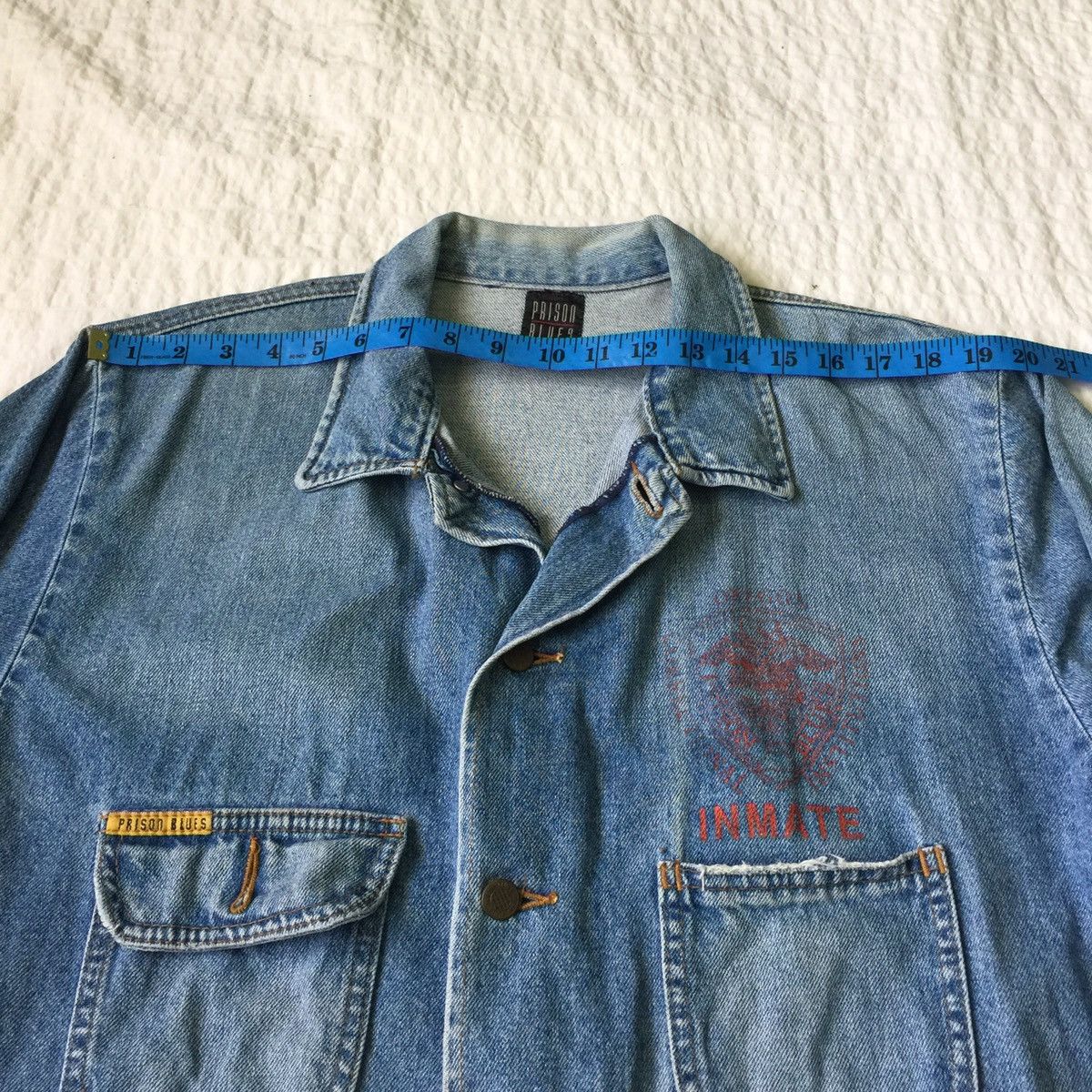 Other Prison blues denim jacket made in Usa Size US L / EU 52-54 / 3 - 15 Thumbnail