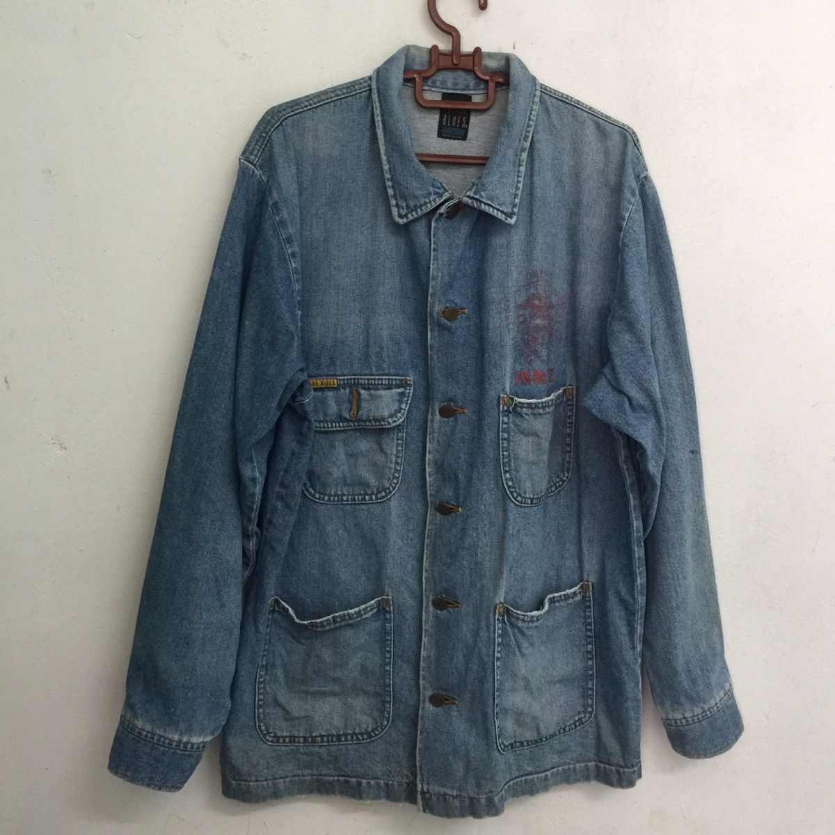Other Prison blues denim jacket made in Usa Size US L / EU 52-54 / 3 - 3 Thumbnail