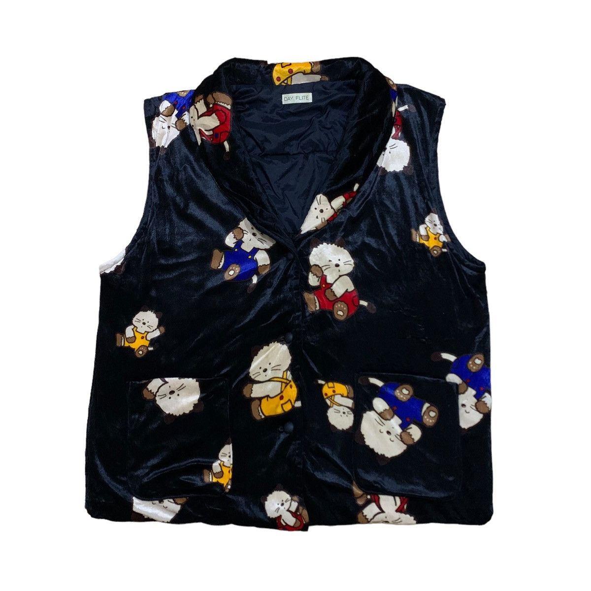 Vintage Japanese Day Light Cartoon Streetwear Vest