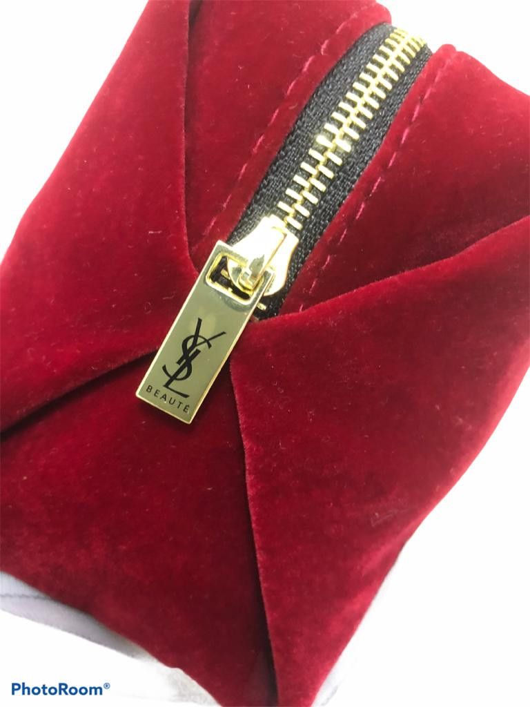 Yves Saint Laurent YSL Beaute Corduroy pouch/make up bag Size ONE SIZE - 7 Thumbnail