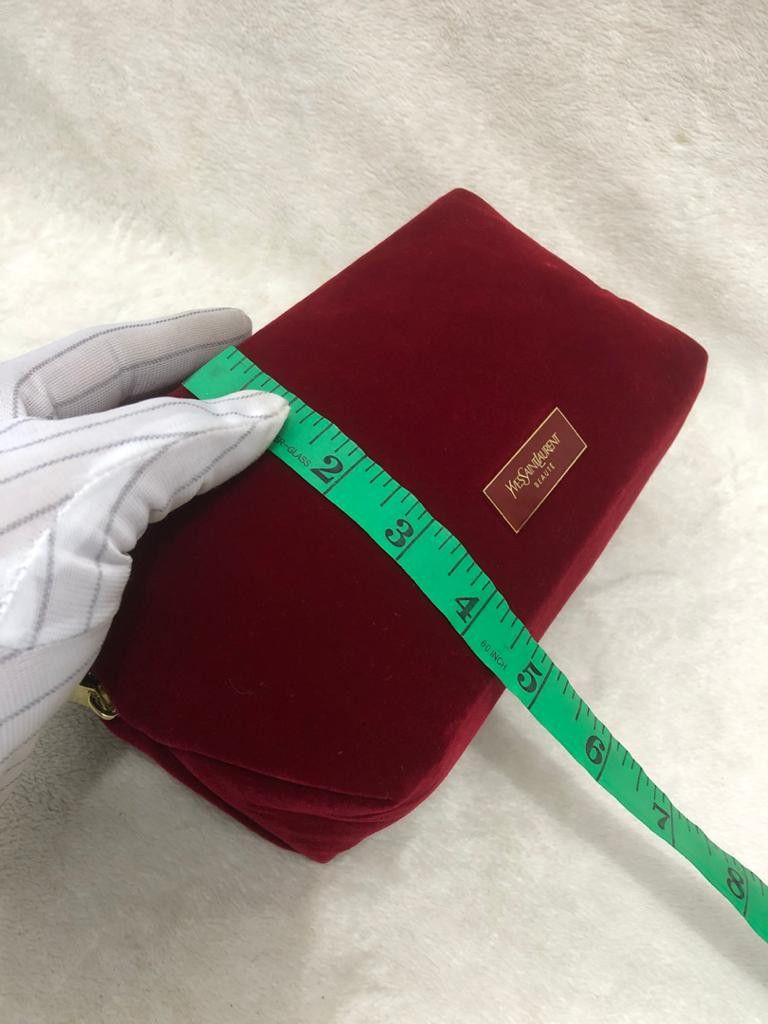 Yves Saint Laurent YSL Beaute Corduroy pouch/make up bag Size ONE SIZE - 12 Thumbnail