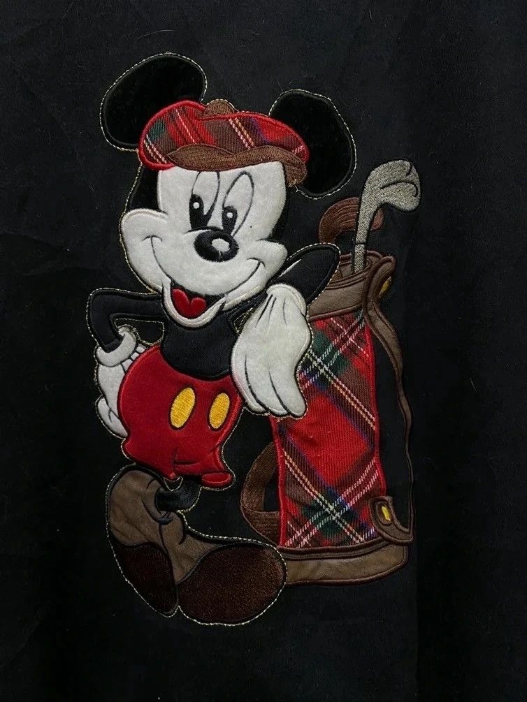 Disney × Japanese Brand UNLIMITED MICKEY MOUSE EMBROIDERY LOGO SWEATSHIRT Size US M / EU 48-50 / 2 - 5 Thumbnail