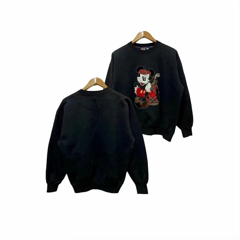 Disney × Japanese Brand UNLIMITED MICKEY MOUSE EMBROIDERY LOGO SWEATSHIRT Size US M / EU 48-50 / 2 - 1 Thumbnail