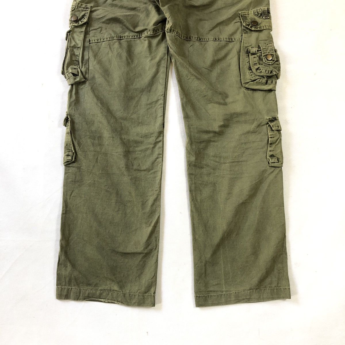 Japanese Brand Military Works Tactical Multipocket Fatigue Cargo Pant Size US 32 / EU 48 - 12 Thumbnail