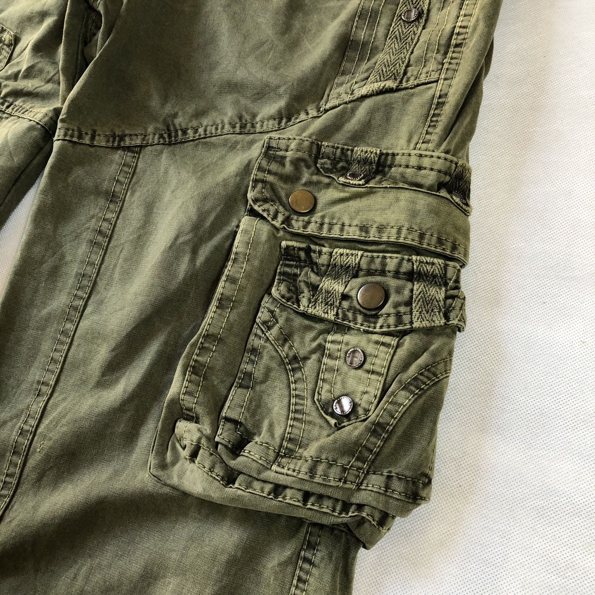 Japanese Brand Military Works Tactical Multipocket Fatigue Cargo Pant Size US 32 / EU 48 - 6 Thumbnail