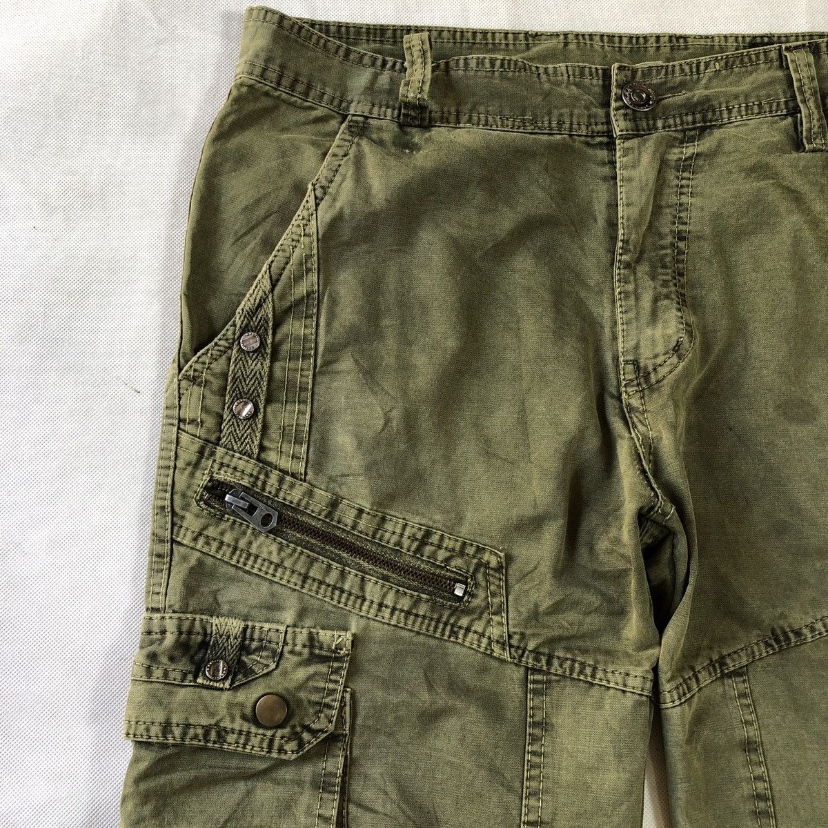 Japanese Brand Military Works Tactical Multipocket Fatigue Cargo Pant Size US 32 / EU 48 - 8 Thumbnail