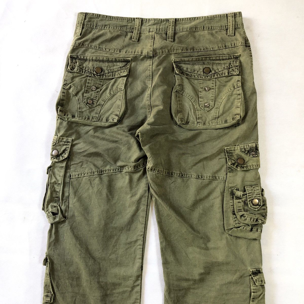 Japanese Brand Military Works Tactical Multipocket Fatigue Cargo Pant Size US 32 / EU 48 - 11 Thumbnail