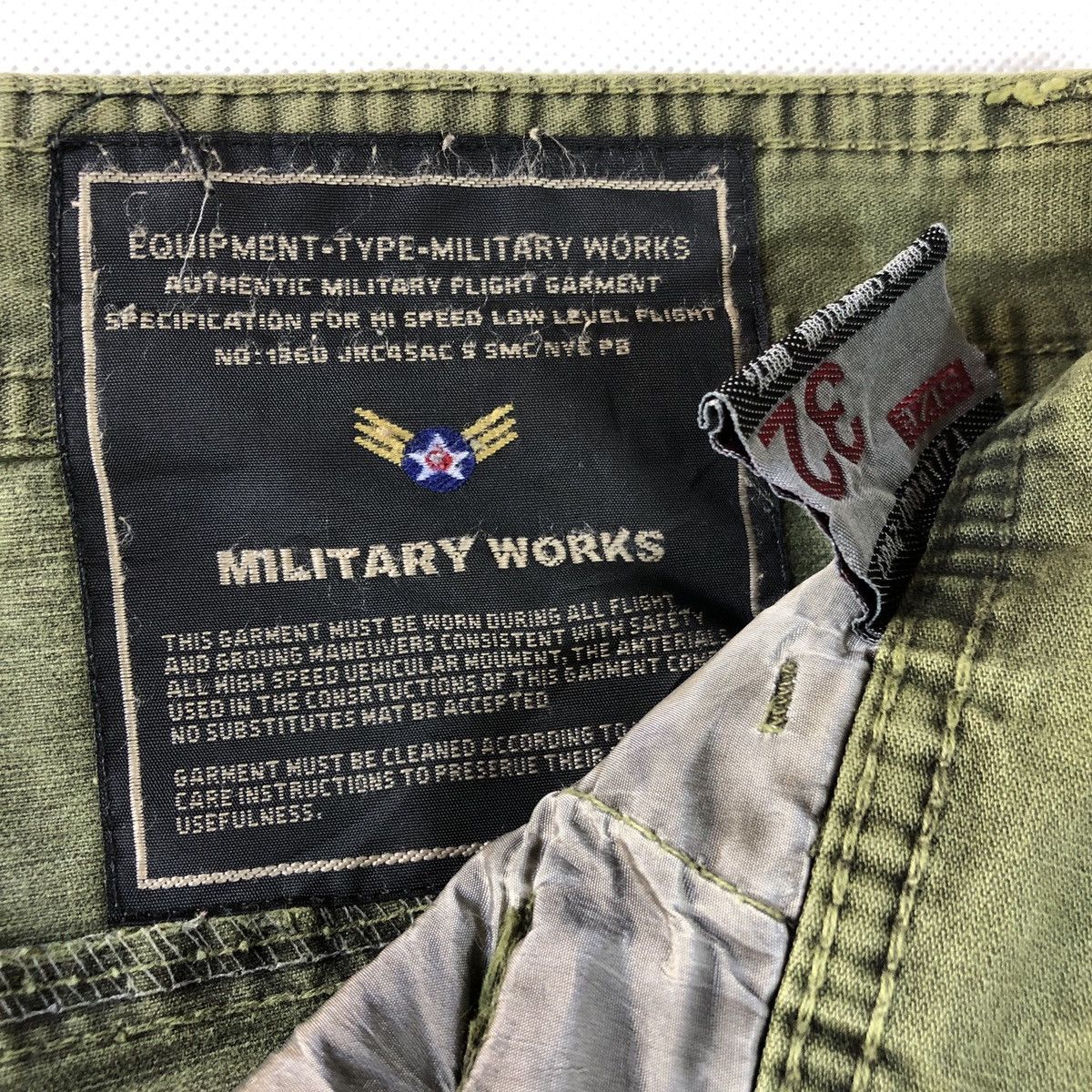 Japanese Brand Military Works Tactical Multipocket Fatigue Cargo Pant Size US 32 / EU 48 - 17 Thumbnail