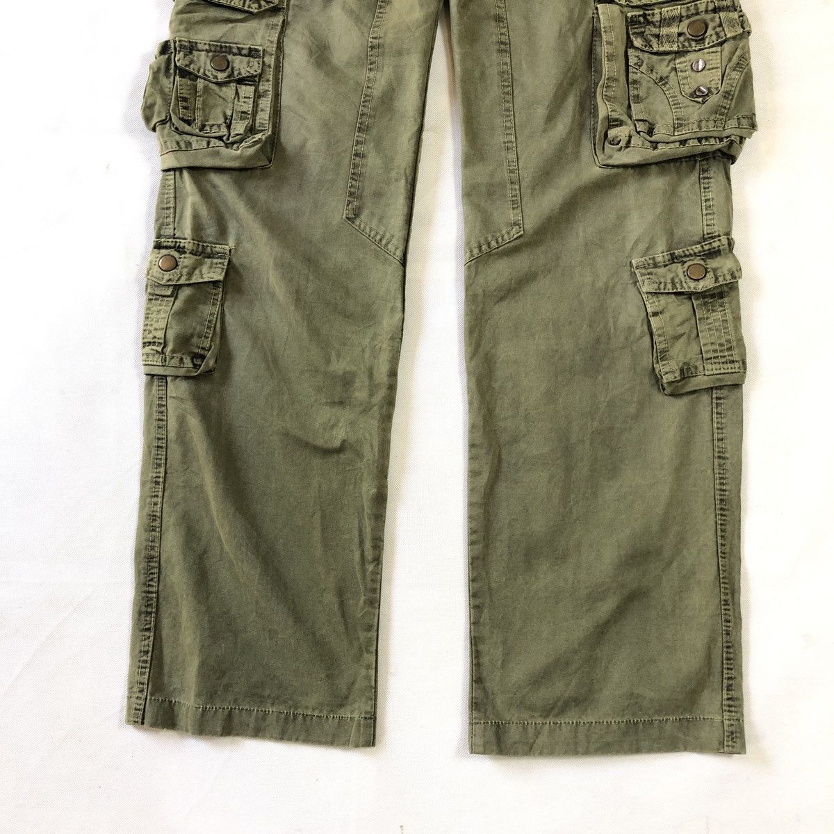 Japanese Brand Military Works Tactical Multipocket Fatigue Cargo Pant Size US 32 / EU 48 - 5 Thumbnail