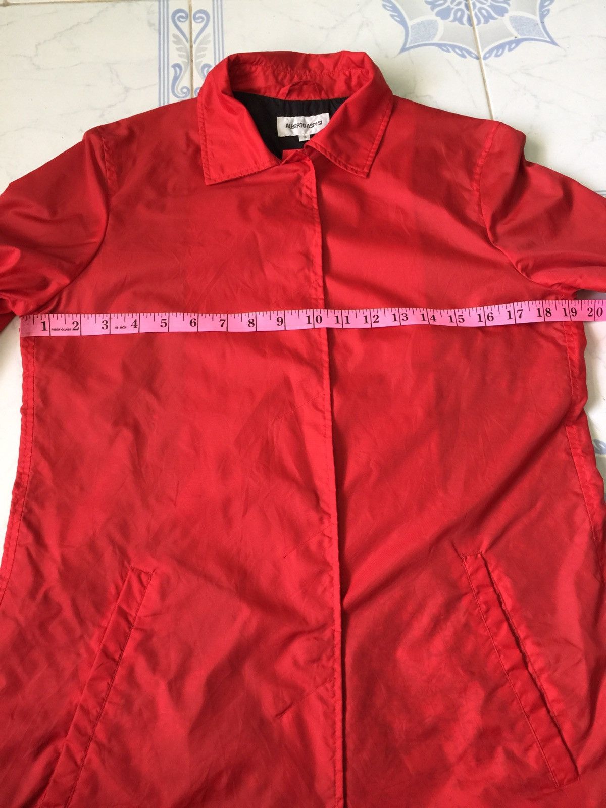 Aspesi Alberto aspesi red jacket water proof MADE IN ITALY Size S / US 4 / IT 40 - 13 Thumbnail