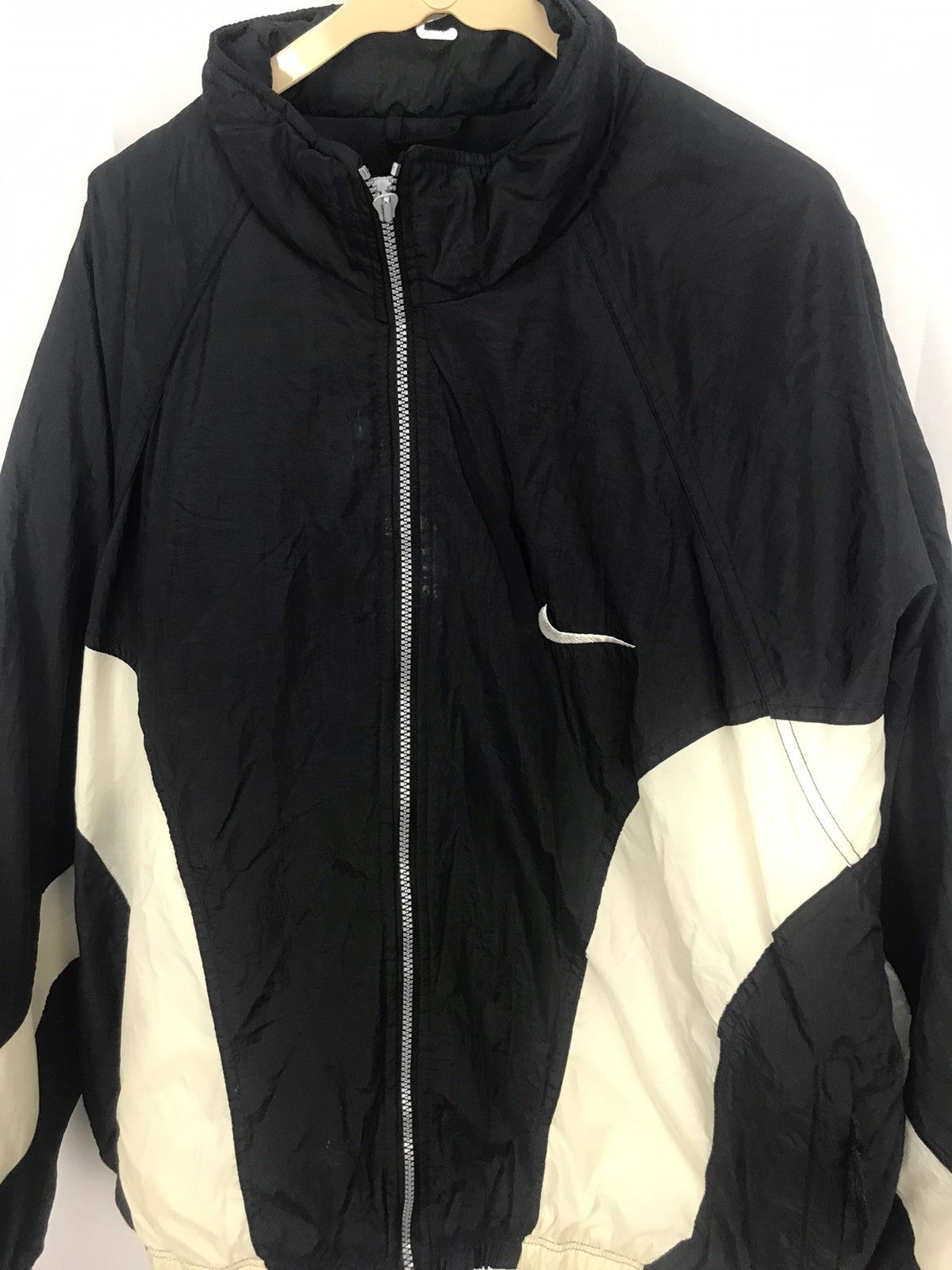 Nike × Vintage Vintage nike swoosh zipper jacket Size US XL / EU 56 / 4 - 6 Thumbnail