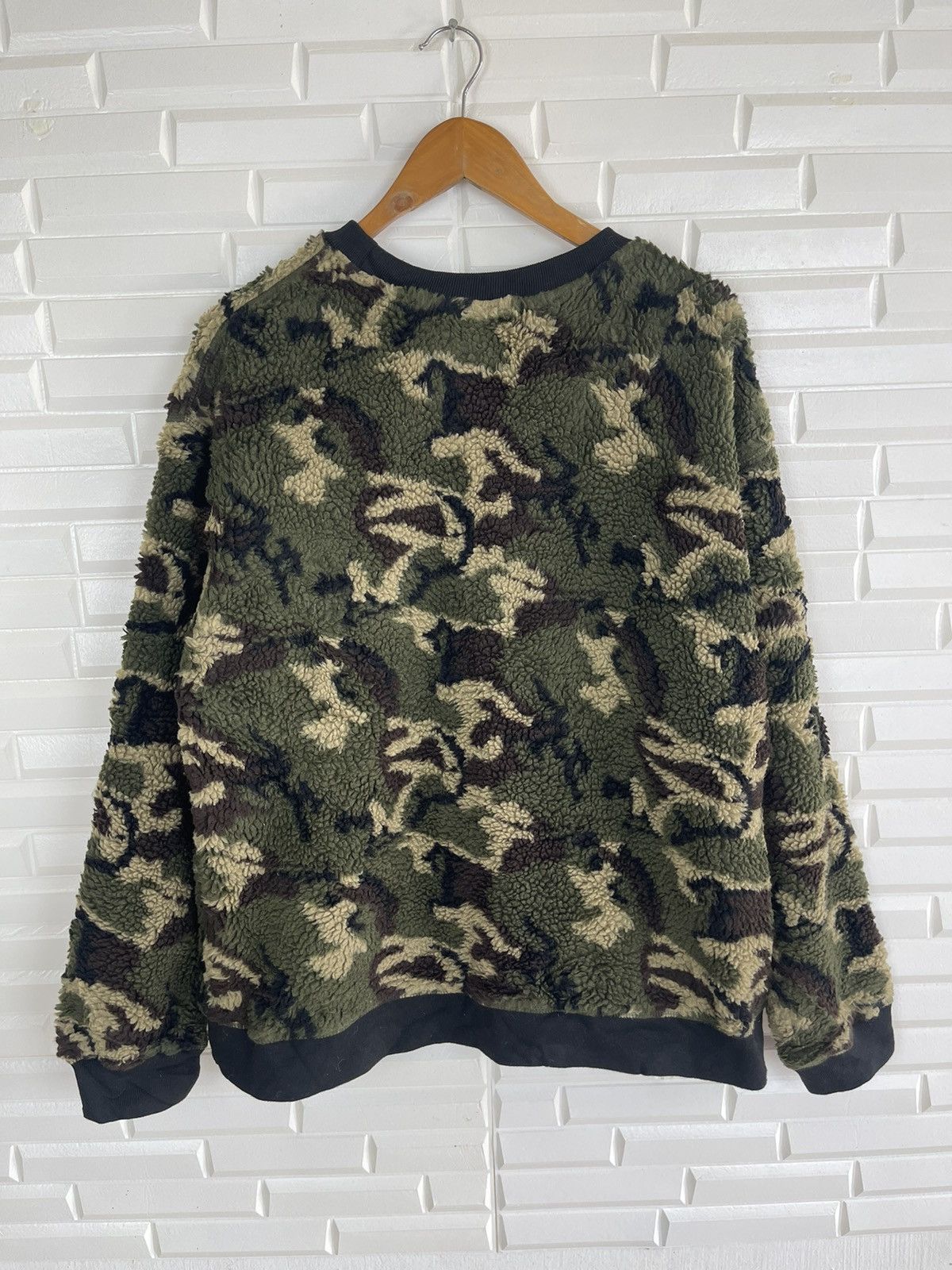 Beams Plus × Vintage CAMOUFLAGE Vintage BEAMS SHERPA Sweater Size US L / EU 52-54 / 3 - 4 Thumbnail