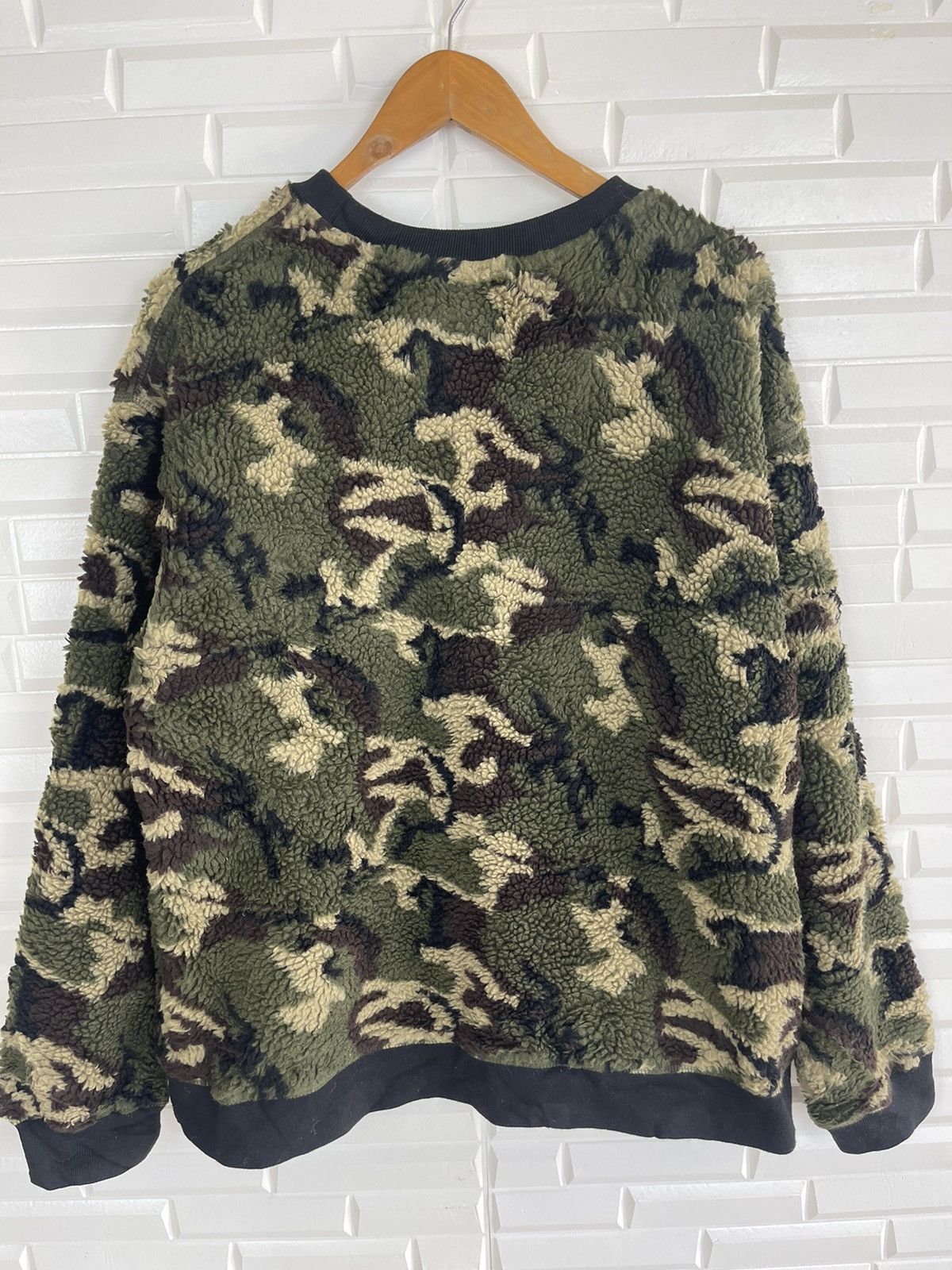 Beams Plus × Vintage CAMOUFLAGE Vintage BEAMS SHERPA Sweater Size US L / EU 52-54 / 3 - 5 Thumbnail
