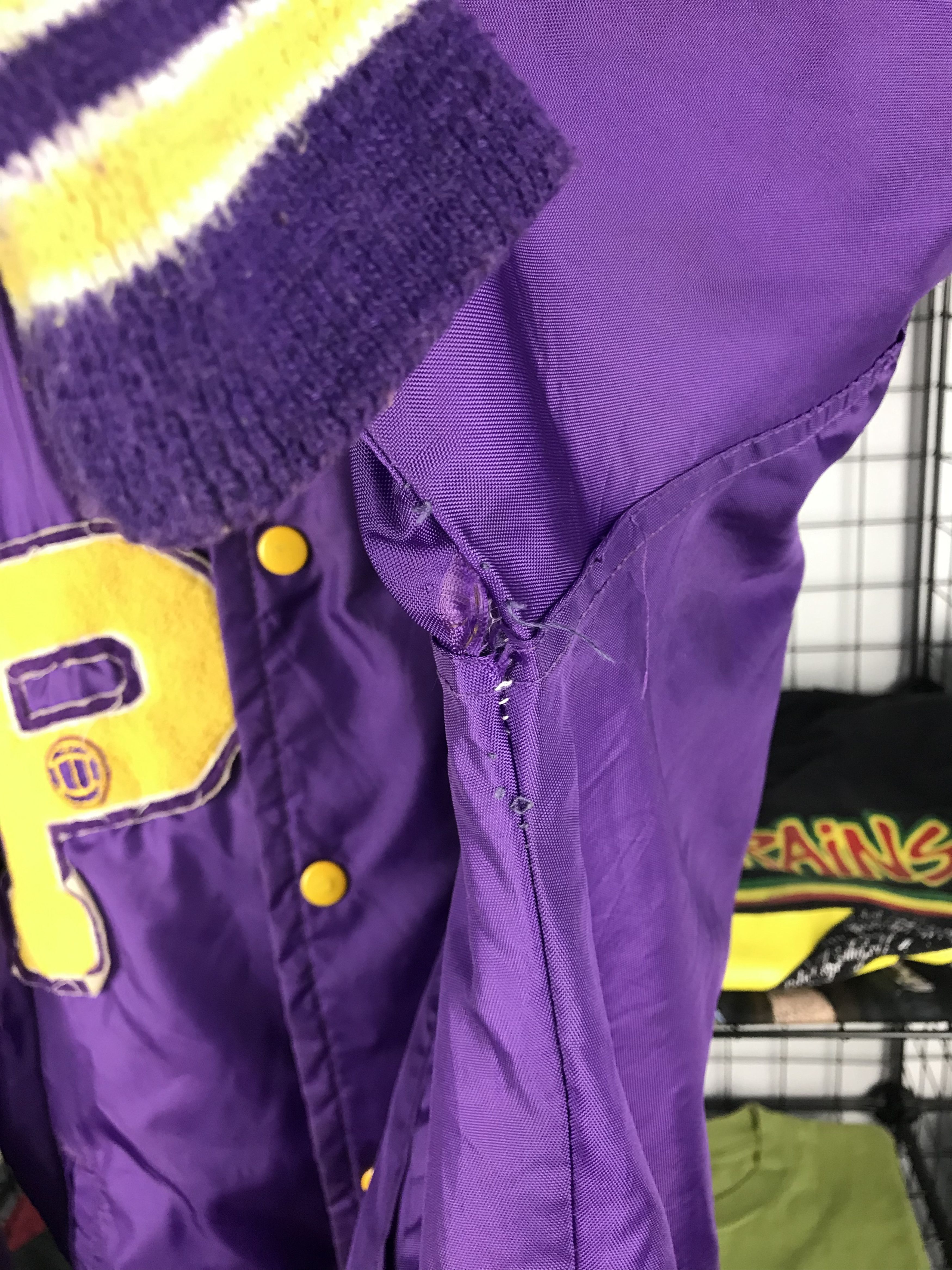 Vintage Vintage West Wind Plum High Soccer Bomber Jacket Big Logo Size US M / EU 48-50 / 2 - 9 Thumbnail