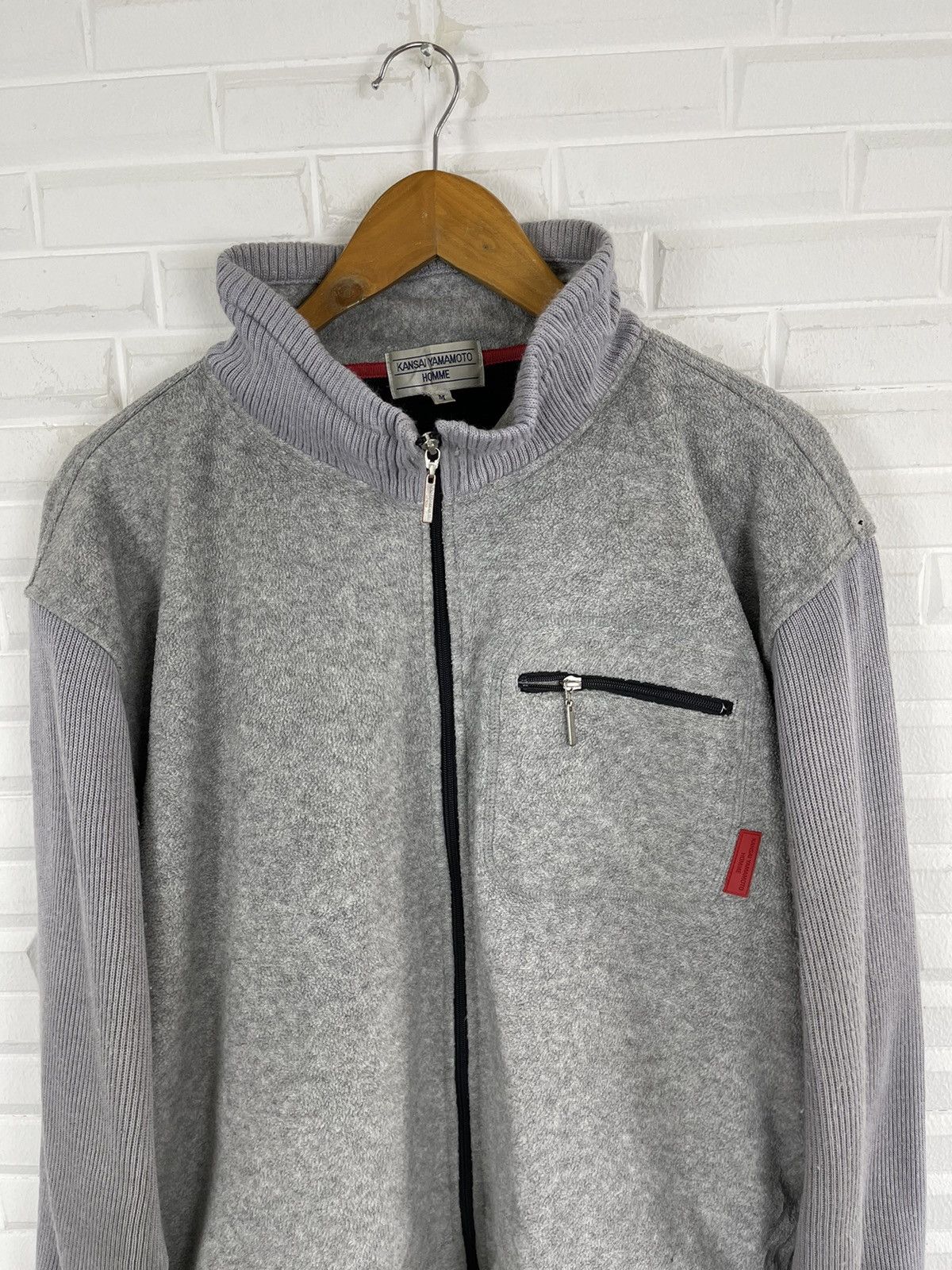 Kansai Yamamoto × Vintage 🇯🇵Vintage KANSAI YAMAMOTO HOMME Fleece Size US M / EU 48-50 / 2 - 2 Thumbnail