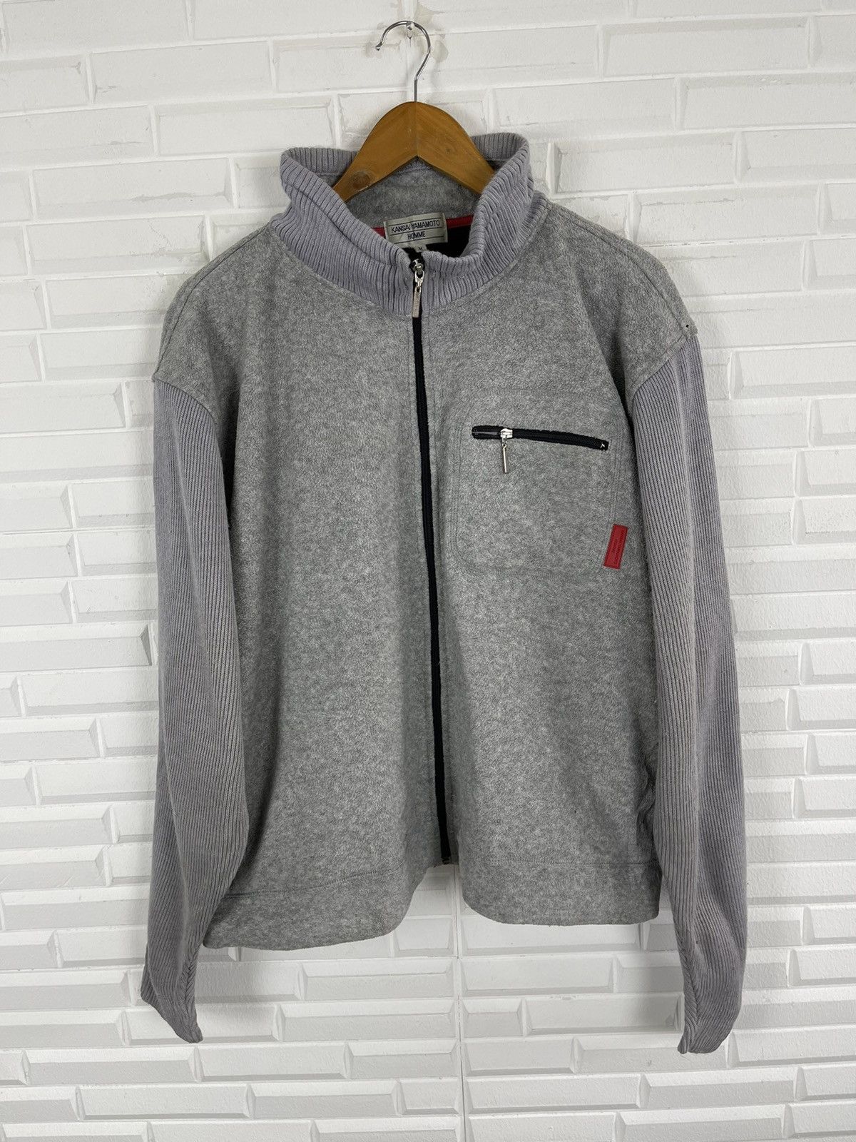Kansai Yamamoto × Vintage 🇯🇵Vintage KANSAI YAMAMOTO HOMME Fleece Size US M / EU 48-50 / 2 - 1 Thumbnail