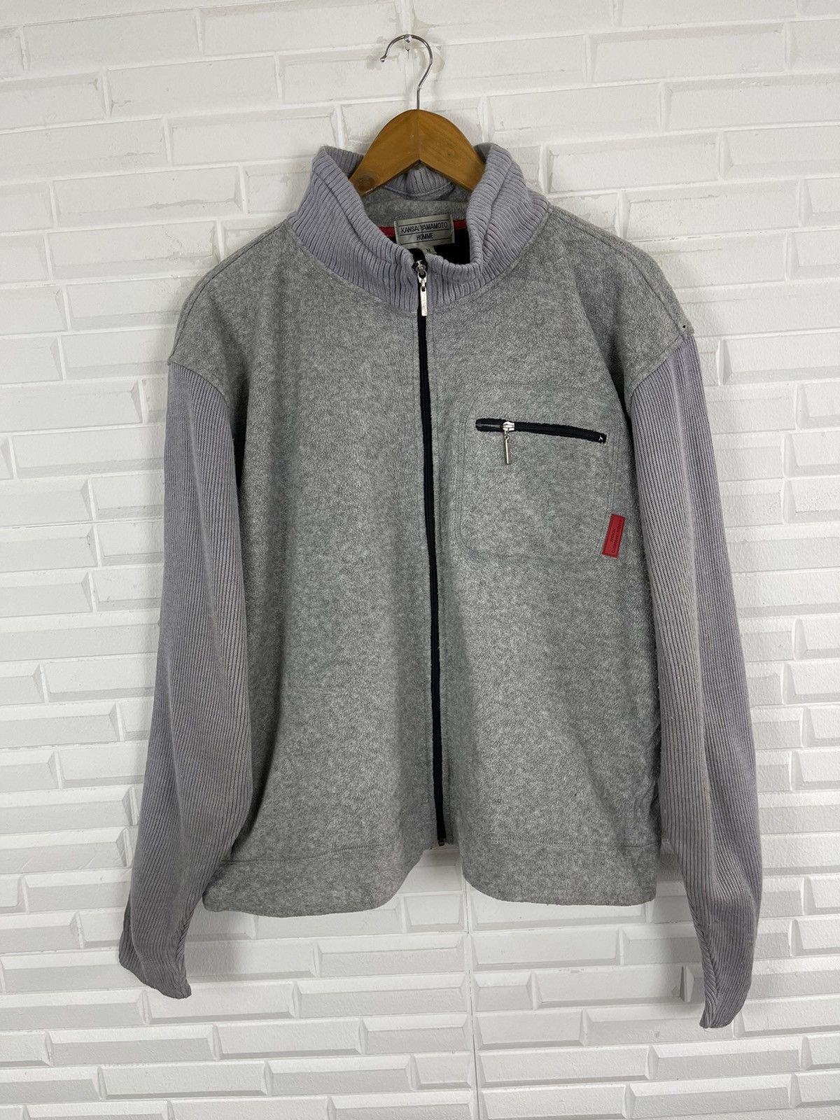 Kansai Yamamoto × Vintage 🇯🇵Vintage KANSAI YAMAMOTO HOMME Fleece Size US M / EU 48-50 / 2 - 6 Thumbnail