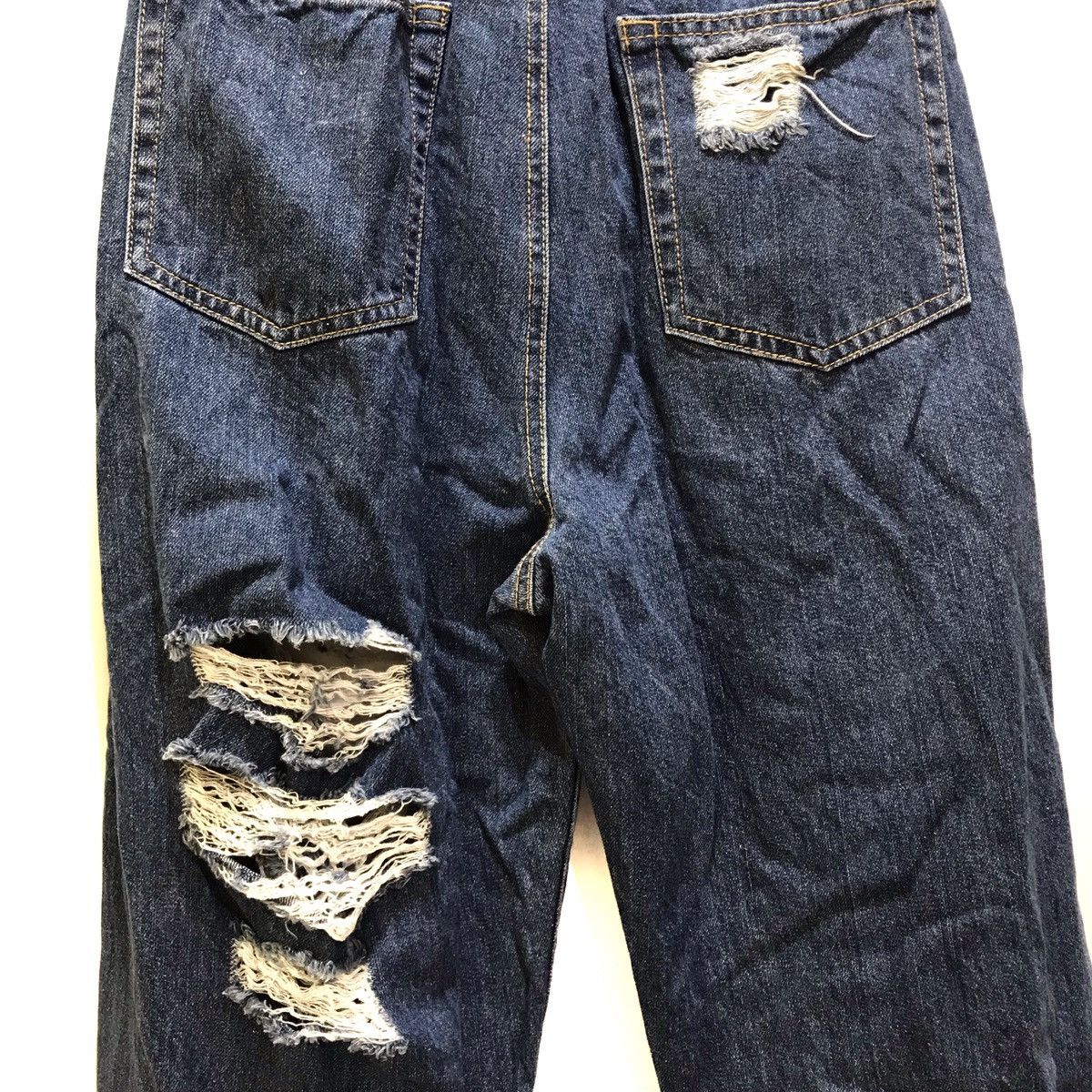 Japanese Brand Distressed Denim Nice Design Size US 28 / EU 44 - 5 Thumbnail
