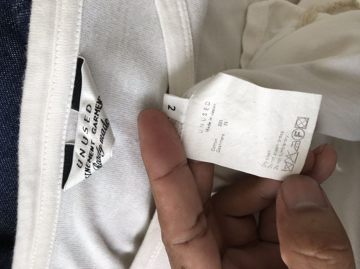 Unused Aw 13 Unused White Fringe Tee Travis Scott Size US M / EU 48-50 / 2 - 12 Thumbnail