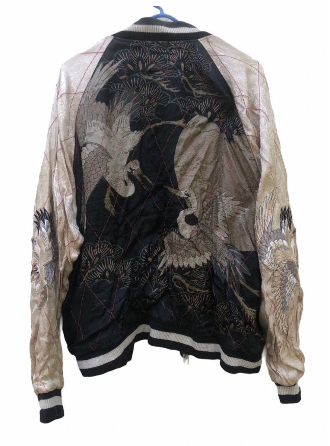 Japanese Brand VINTAGE JAPANESE CLASSIC SCRIPT SUKAJAN REVERSIBLE SATIN Size US L / EU 52-54 / 3 - 3 Thumbnail