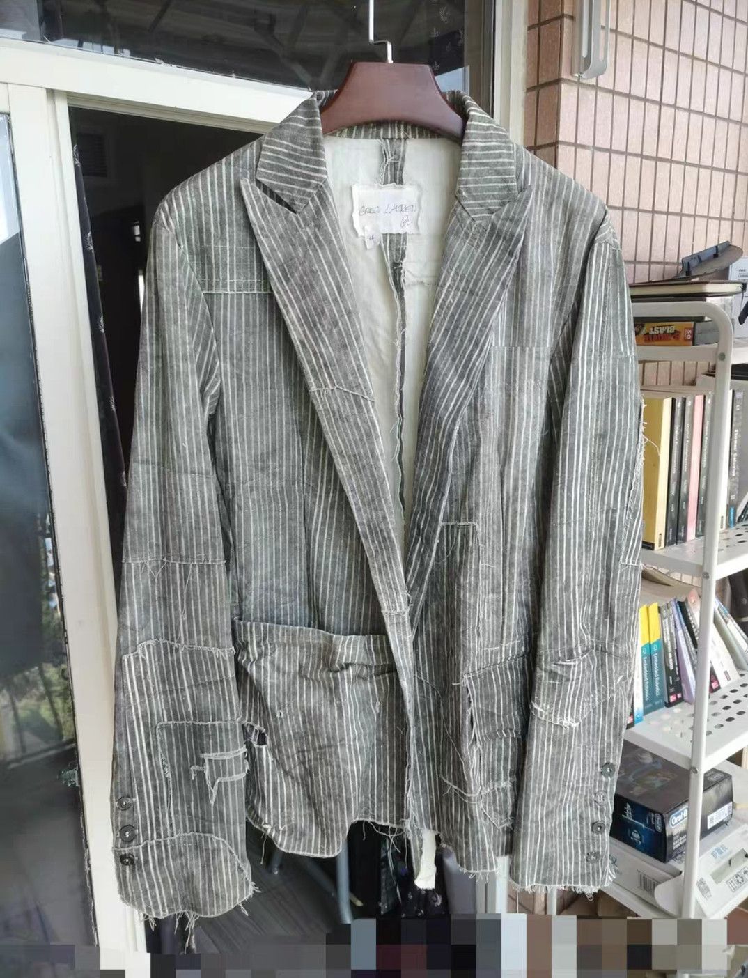 Greg Lauren Greg Lauren Fw13 M022 NV Suit Blazer Size 2 Size US M / EU 48-50 / 2 - 1 Thumbnail