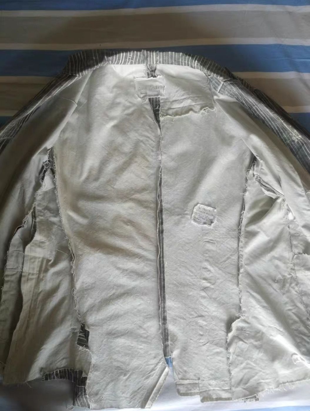 Greg Lauren Greg Lauren Fw13 M022 NV Suit Blazer Size 2 Size US M / EU 48-50 / 2 - 4 Thumbnail