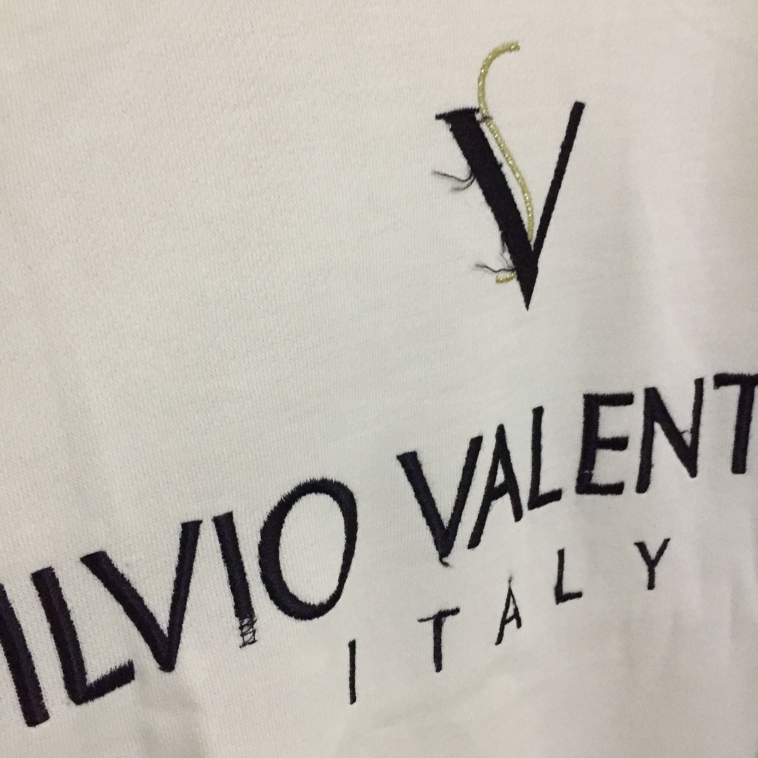 Vintage Vintage Silvio Valentino 90s embroidery sweatshirt Size US L / EU 52-54 / 3 - 2 Thumbnail