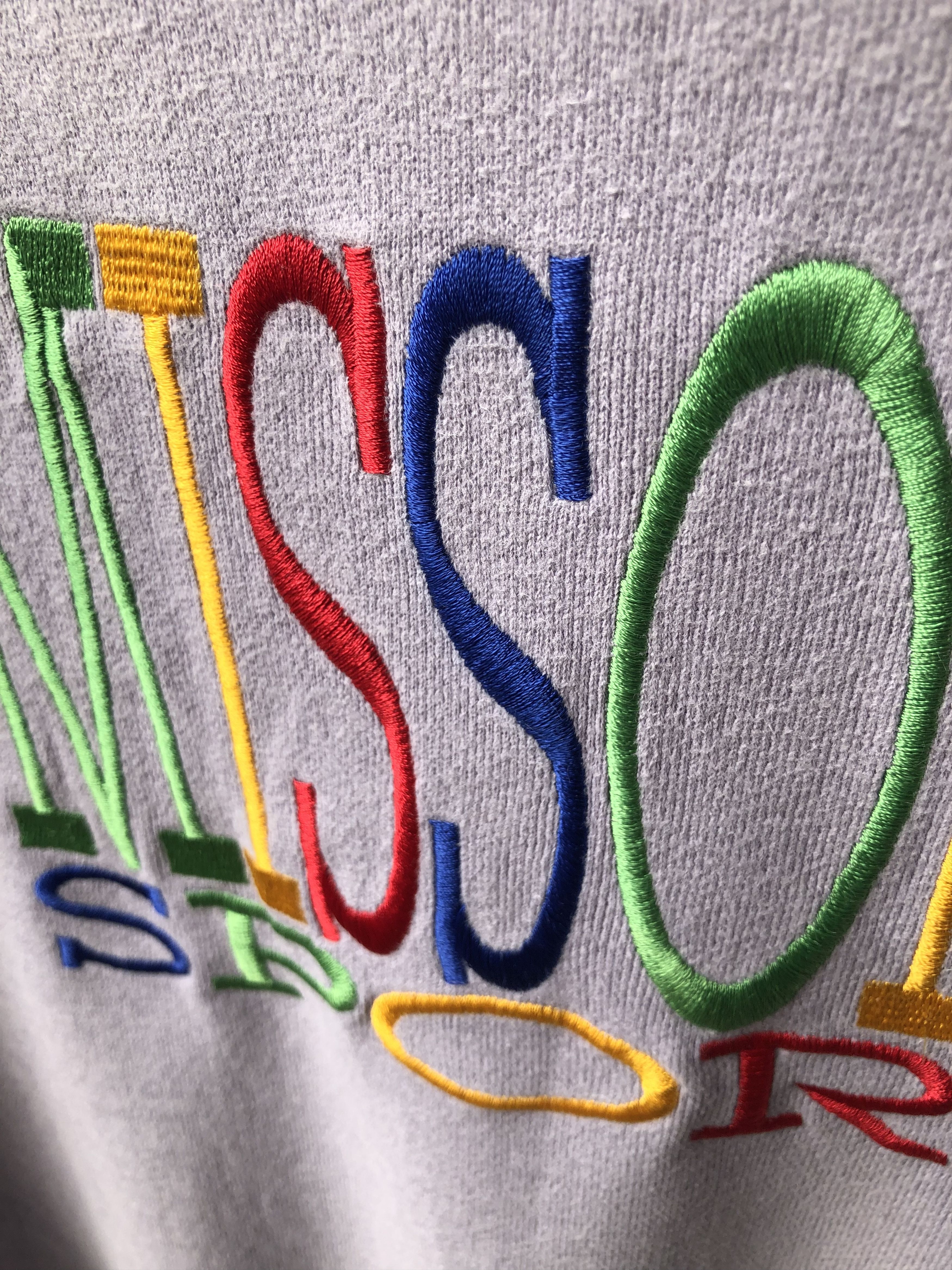 Missoni RARE🔥VINTAGE MISSONI MULTICOLOURS EMBROIDERIES SWEATSHIRT Size US M / EU 48-50 / 2 - 4 Thumbnail