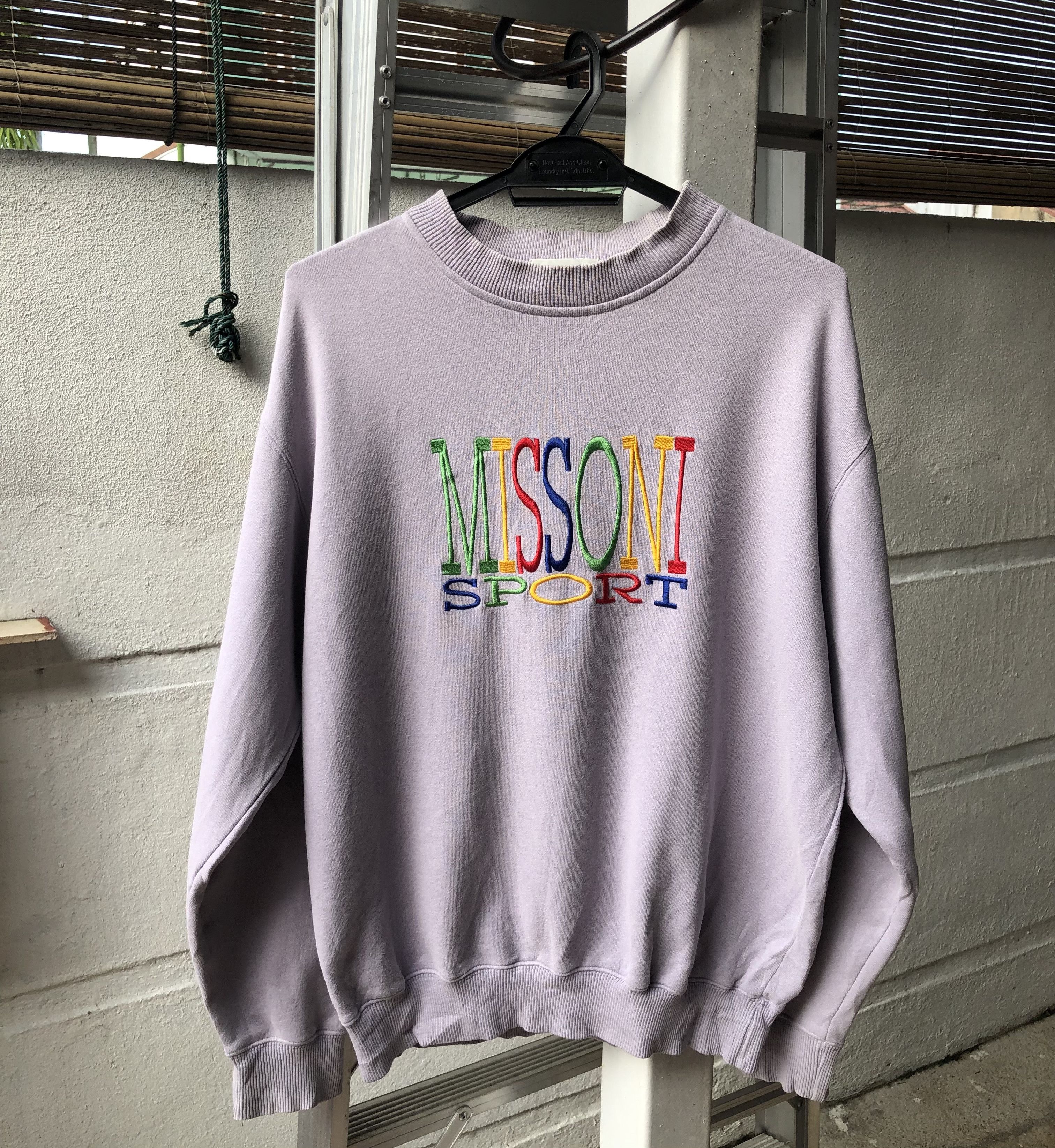 Missoni RARE🔥VINTAGE MISSONI MULTICOLOURS EMBROIDERIES SWEATSHIRT Size US M / EU 48-50 / 2 - 1 Thumbnail