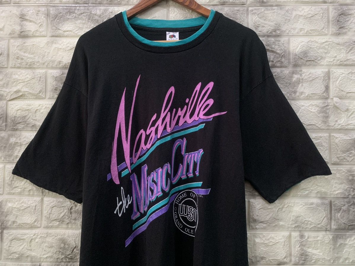 Vintage Vintage 80’s Nashville The Music City Tee Size US XL / EU 56 / 4 - 3 Thumbnail